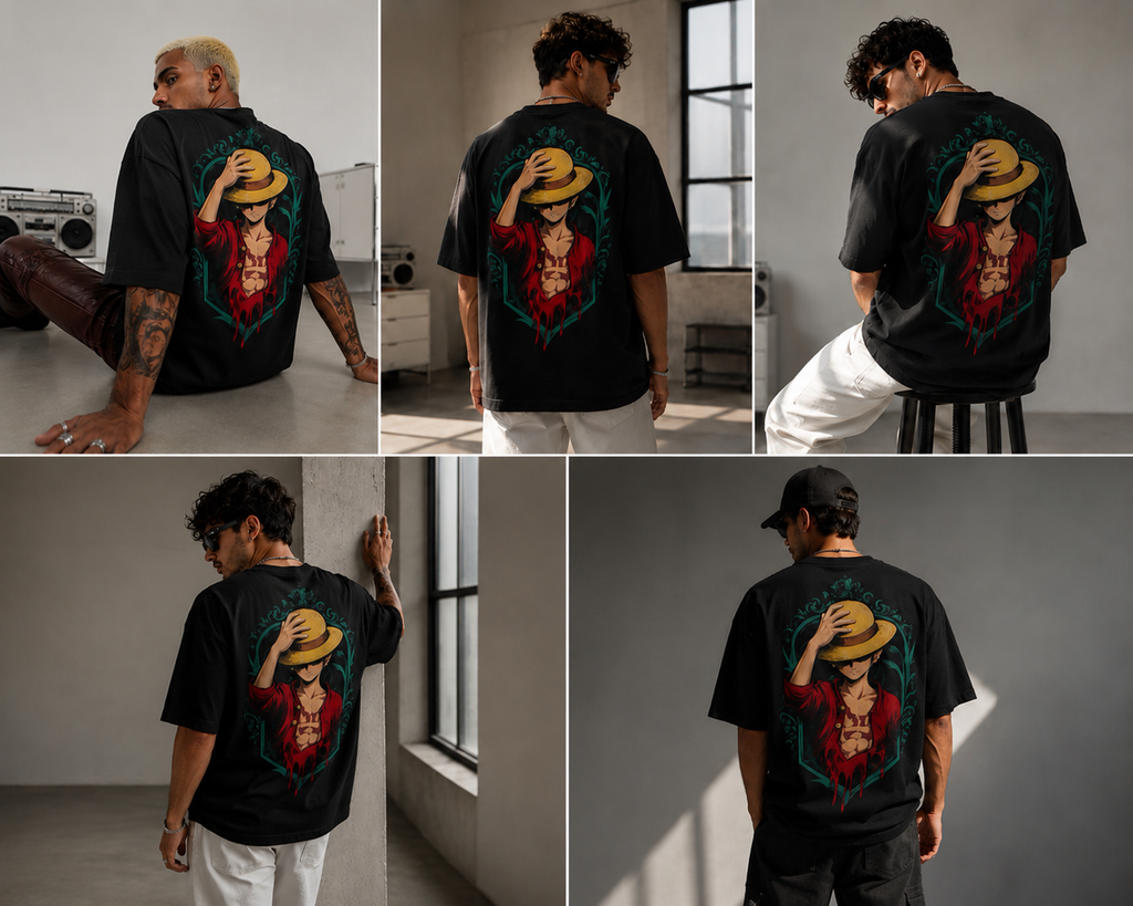 Wounded Pirate Unisex Oversized T-Shirt