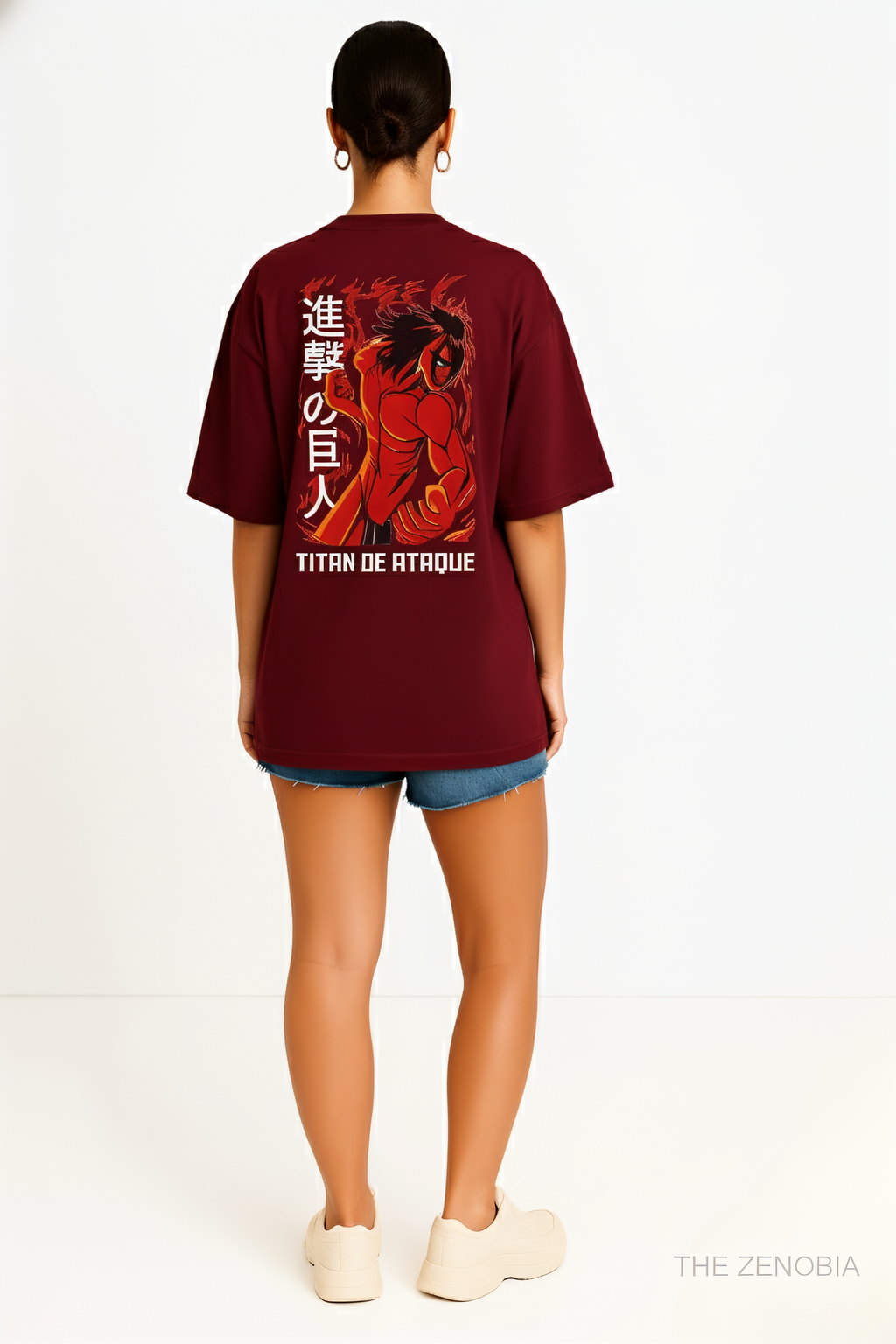 “Attack Titan Unleashed” Unisex Oversized T-Shirt