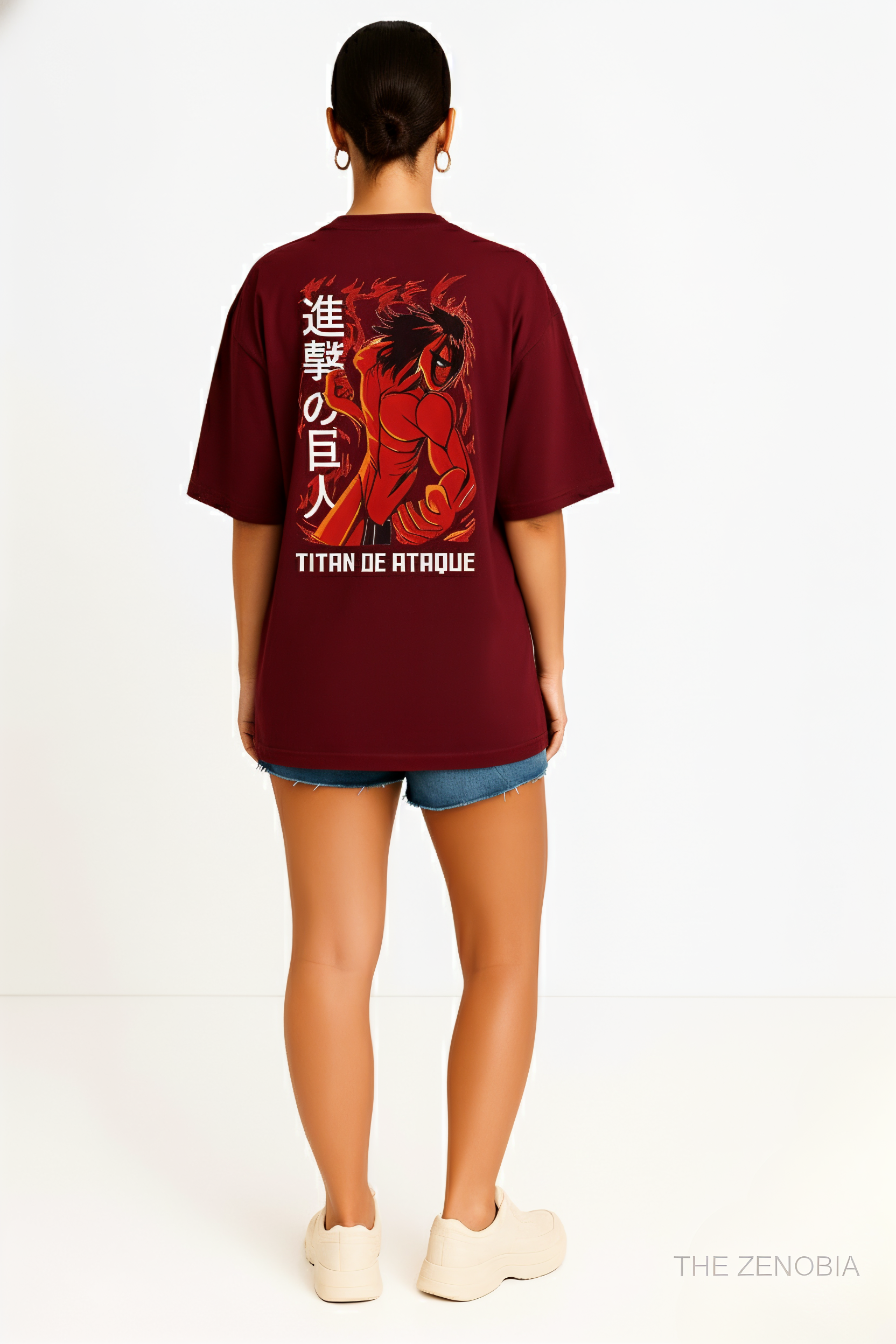 “Attack Titan Unleashed” Unisex Oversized T-Shirt