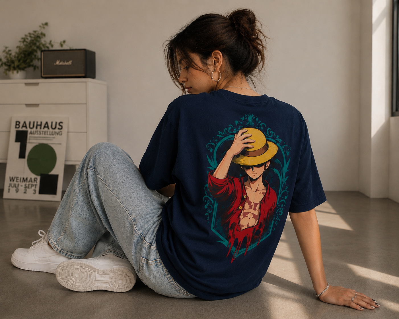 Wounded Pirate Unisex Oversized T-Shirt