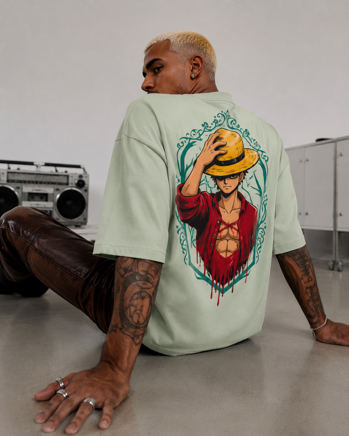 Wounded Pirate Unisex Oversized T-Shirt