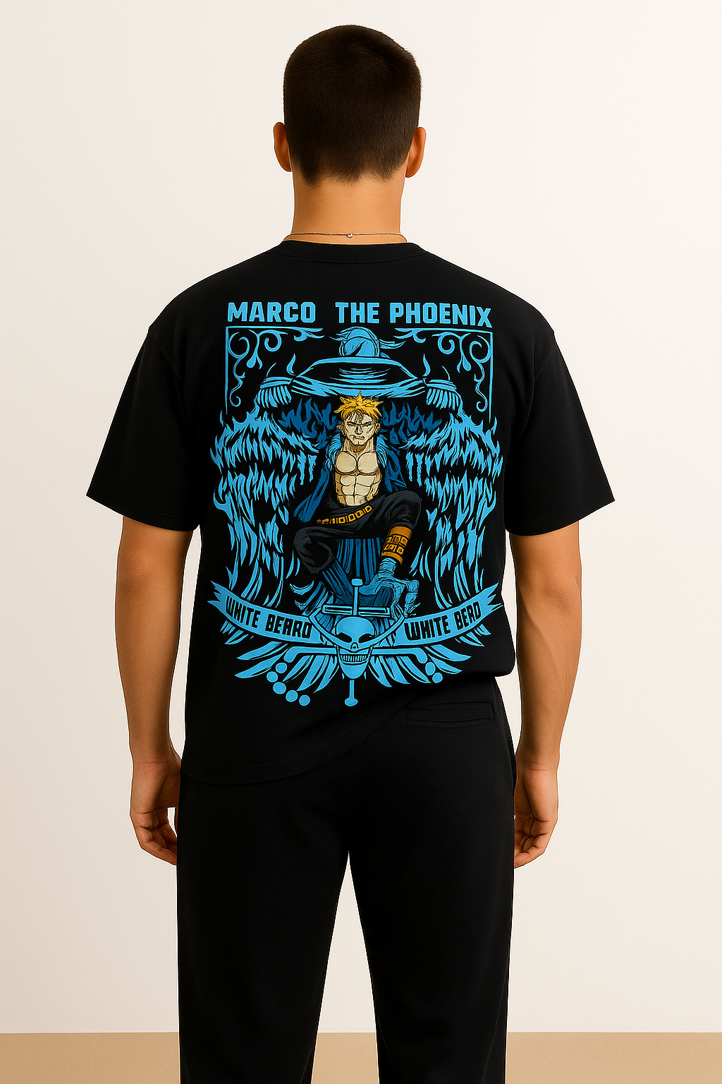 “Marco The Phoenix” Oversized T-Shirt – White Edition