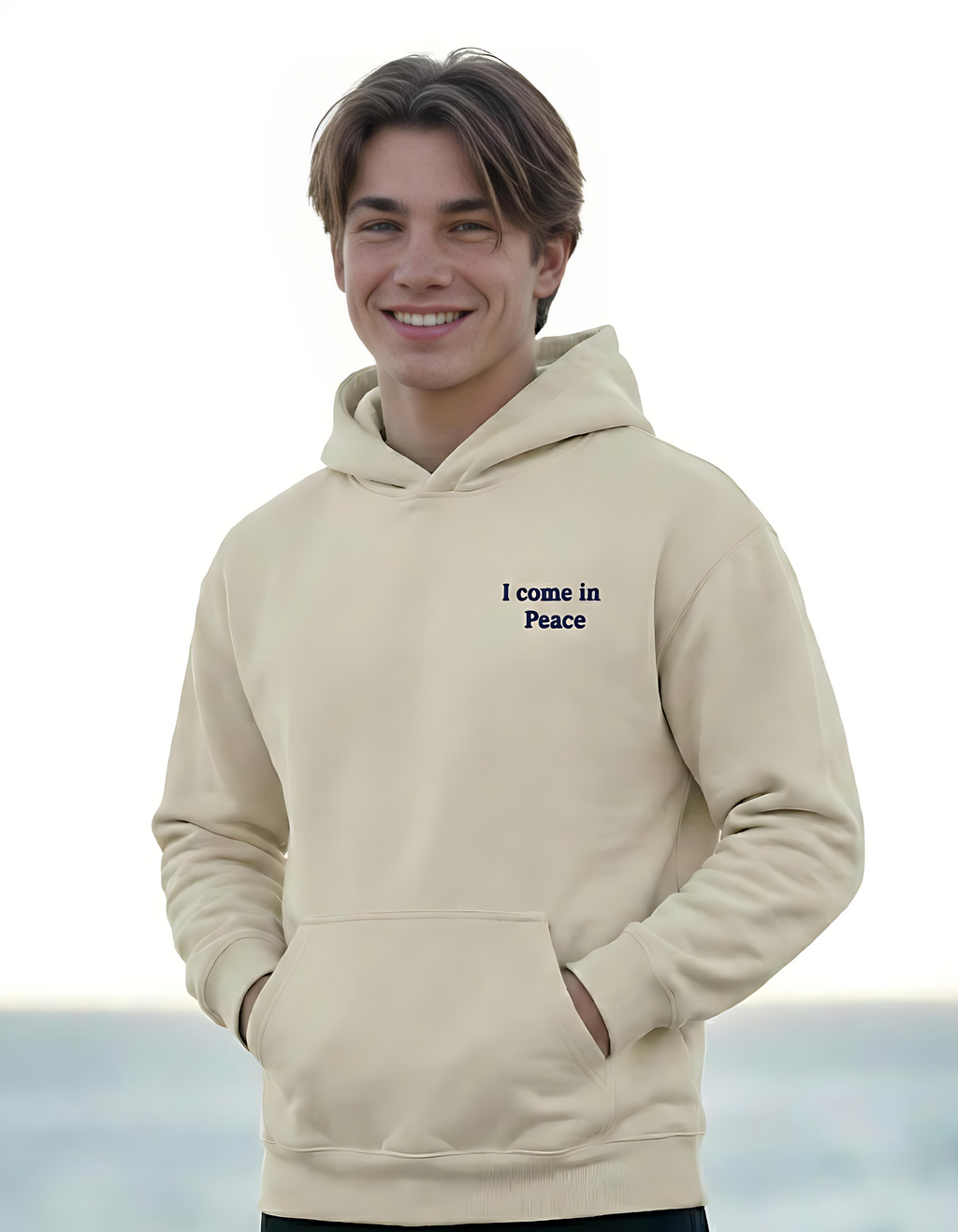 I Come in Peace | Pair Hoodie for “I’m Peace” Couple Set