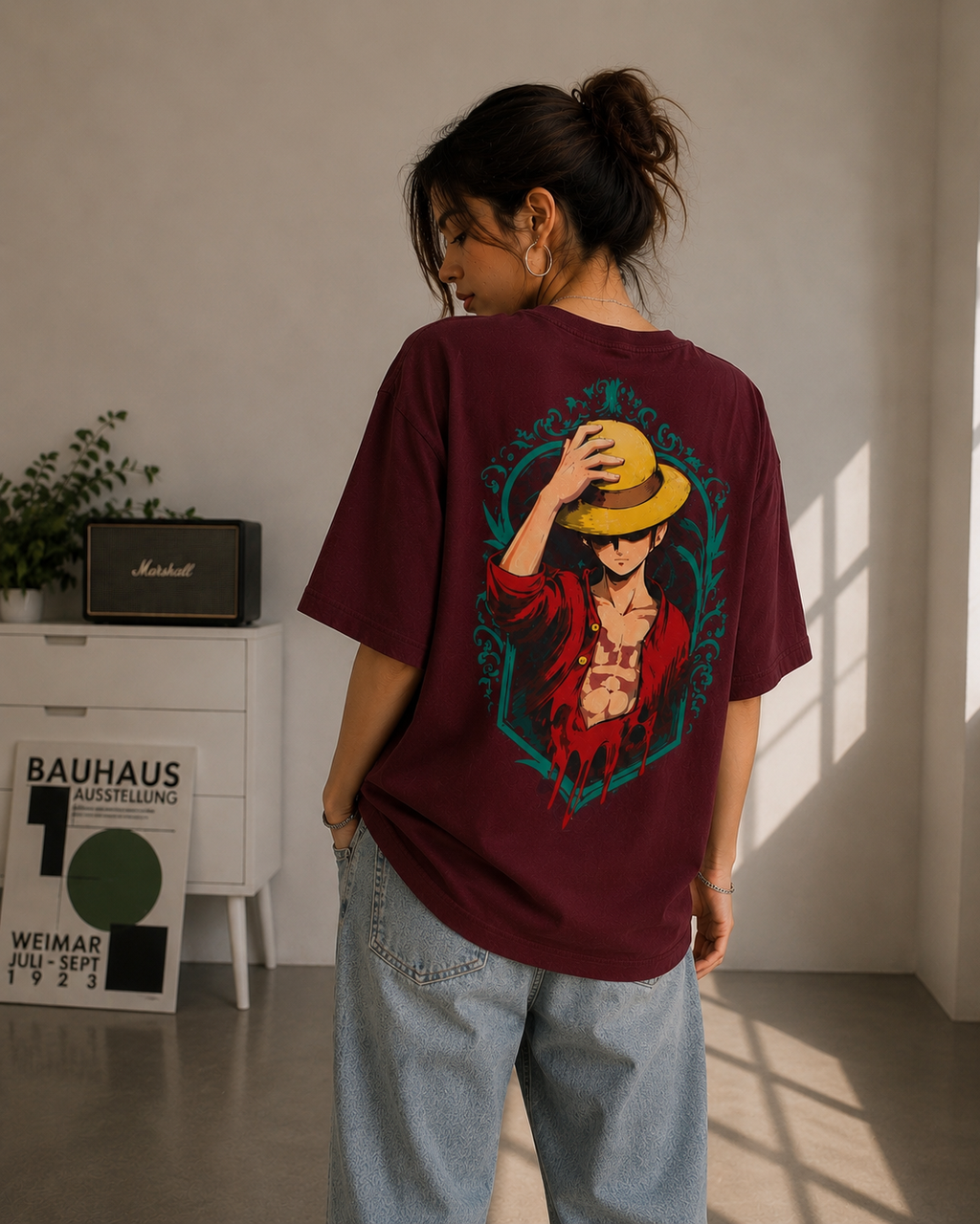 Wounded Pirate Unisex Oversized T-Shirt