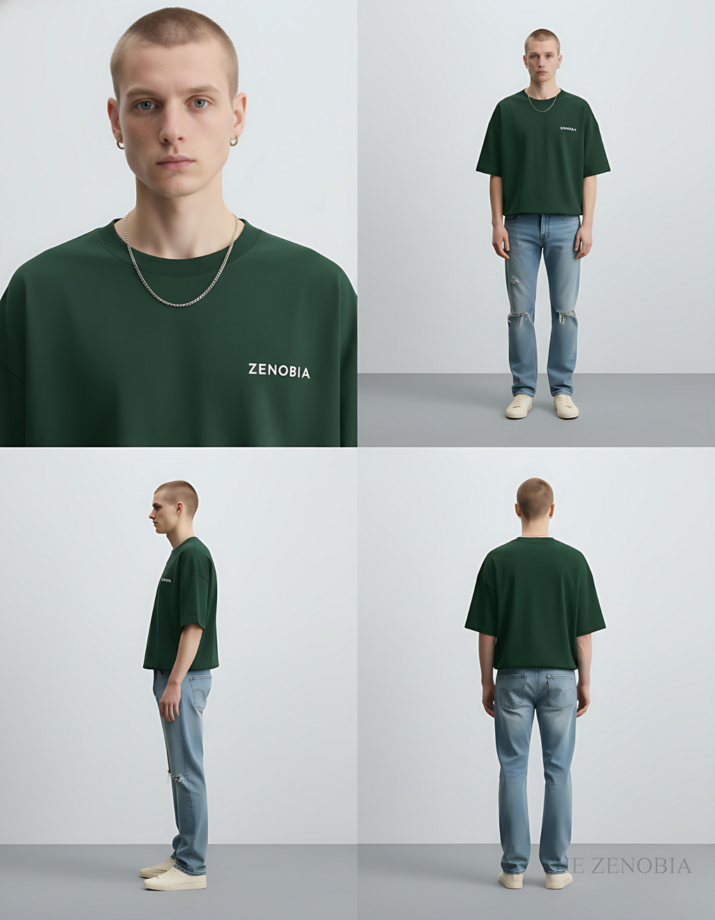 French Terry Unisex Oversized T-Shirt