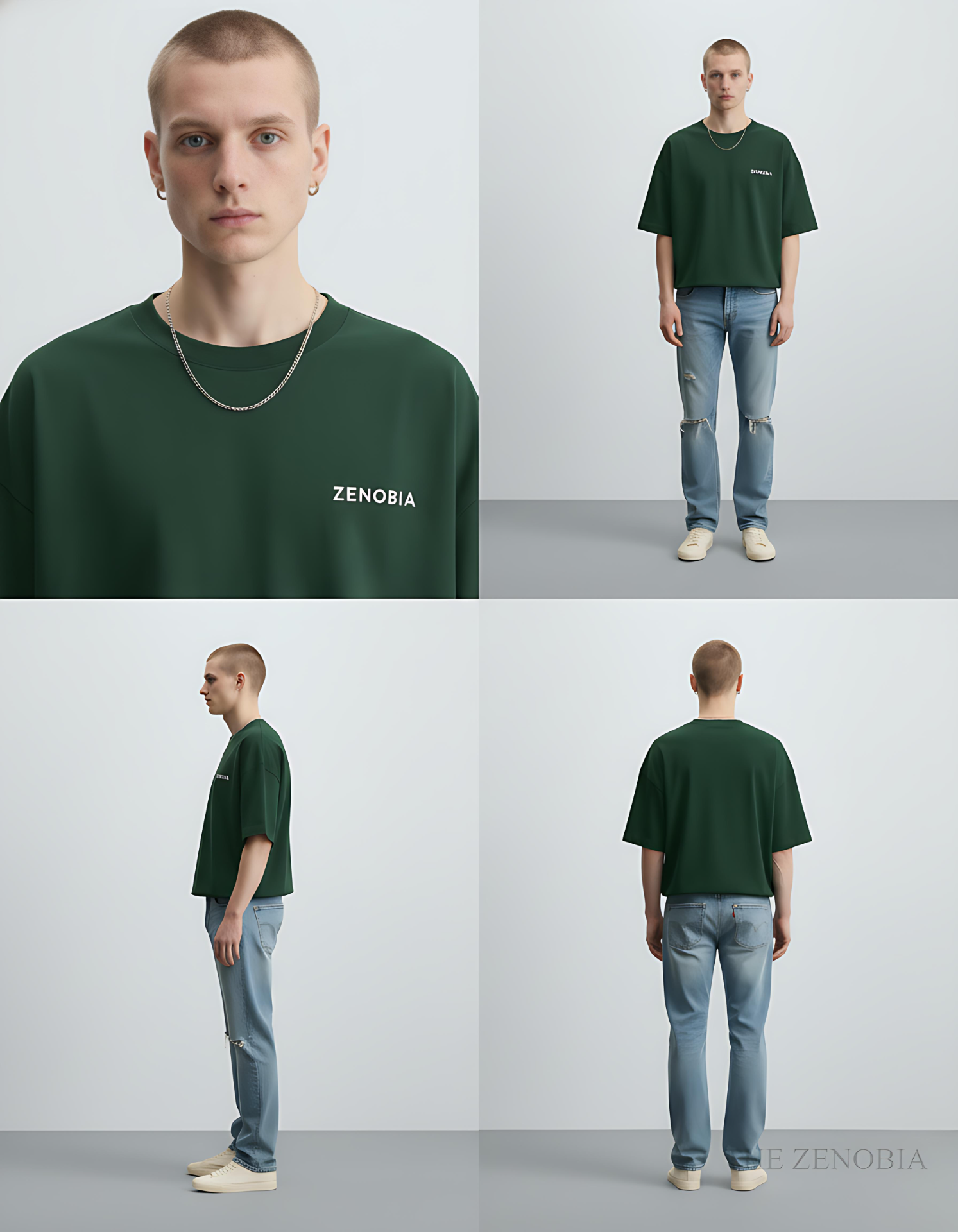 French Terry Unisex Oversized T-Shirt