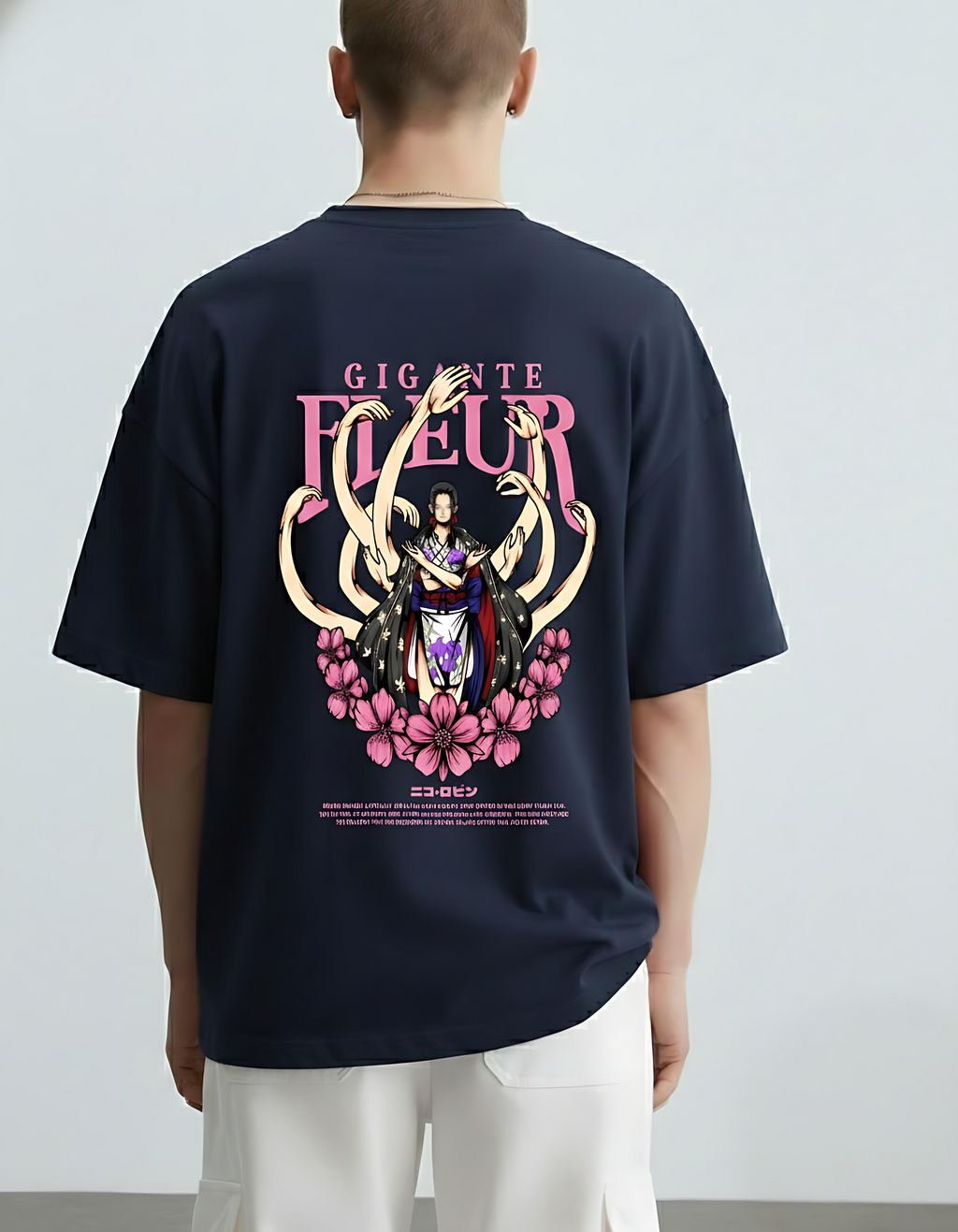 Gigante Fleur Anime Power Oversized Tee