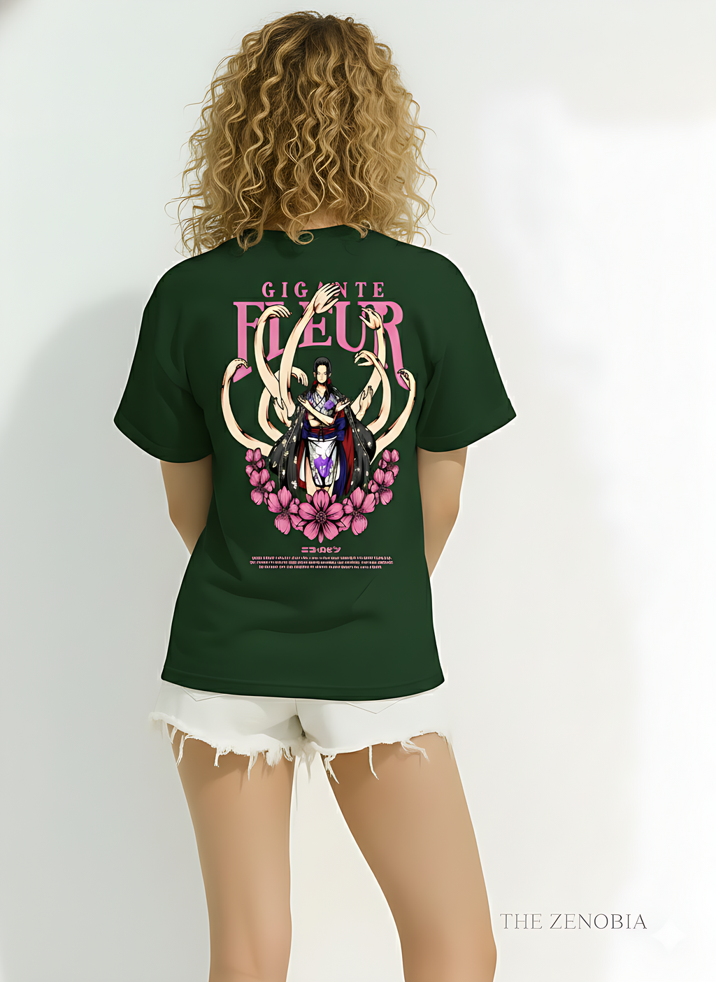 Gigante Fleur Anime Power Oversized Tee