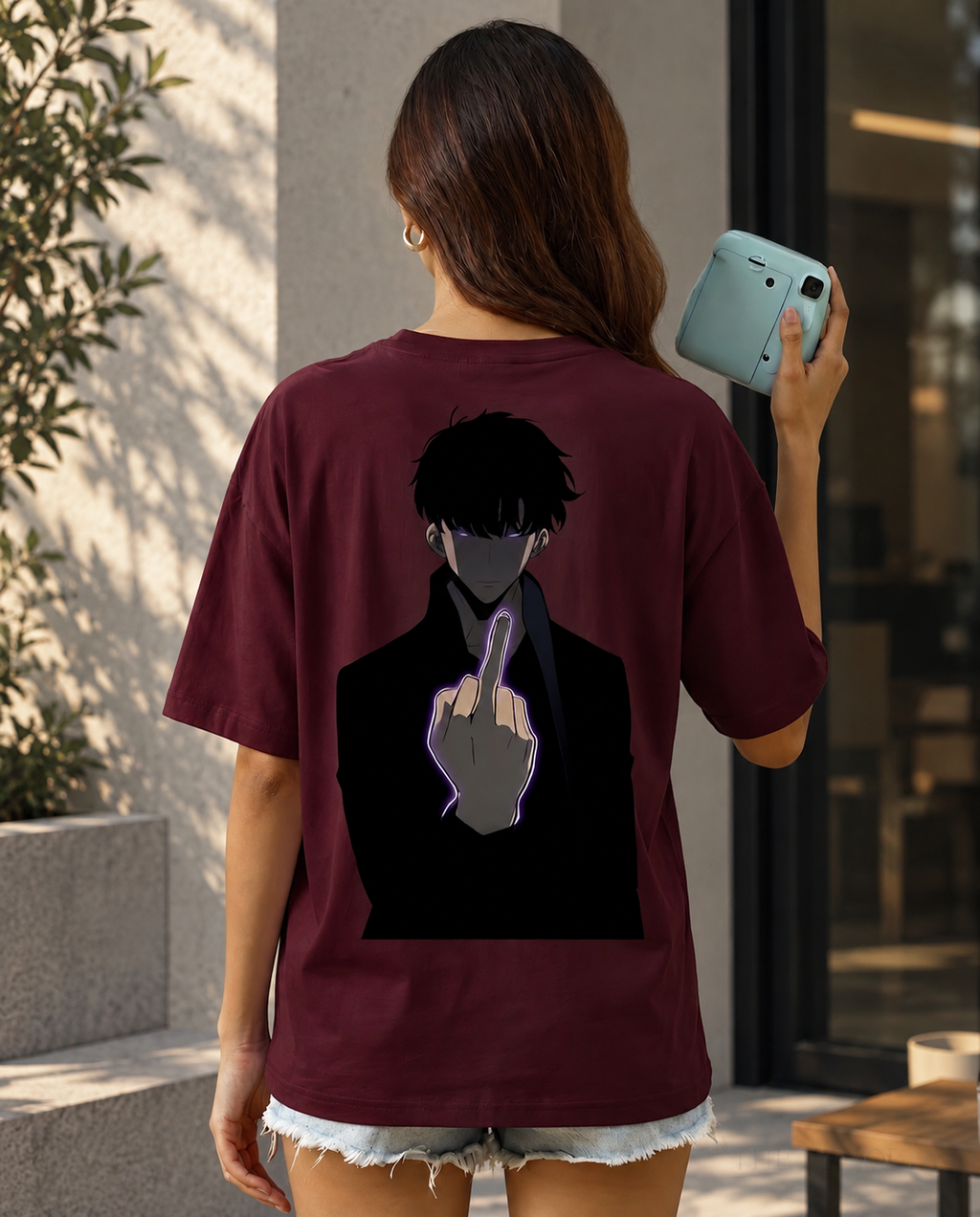 (Sung Jin Woo Rebellion Mode) Unisex Terry Oversized Tee