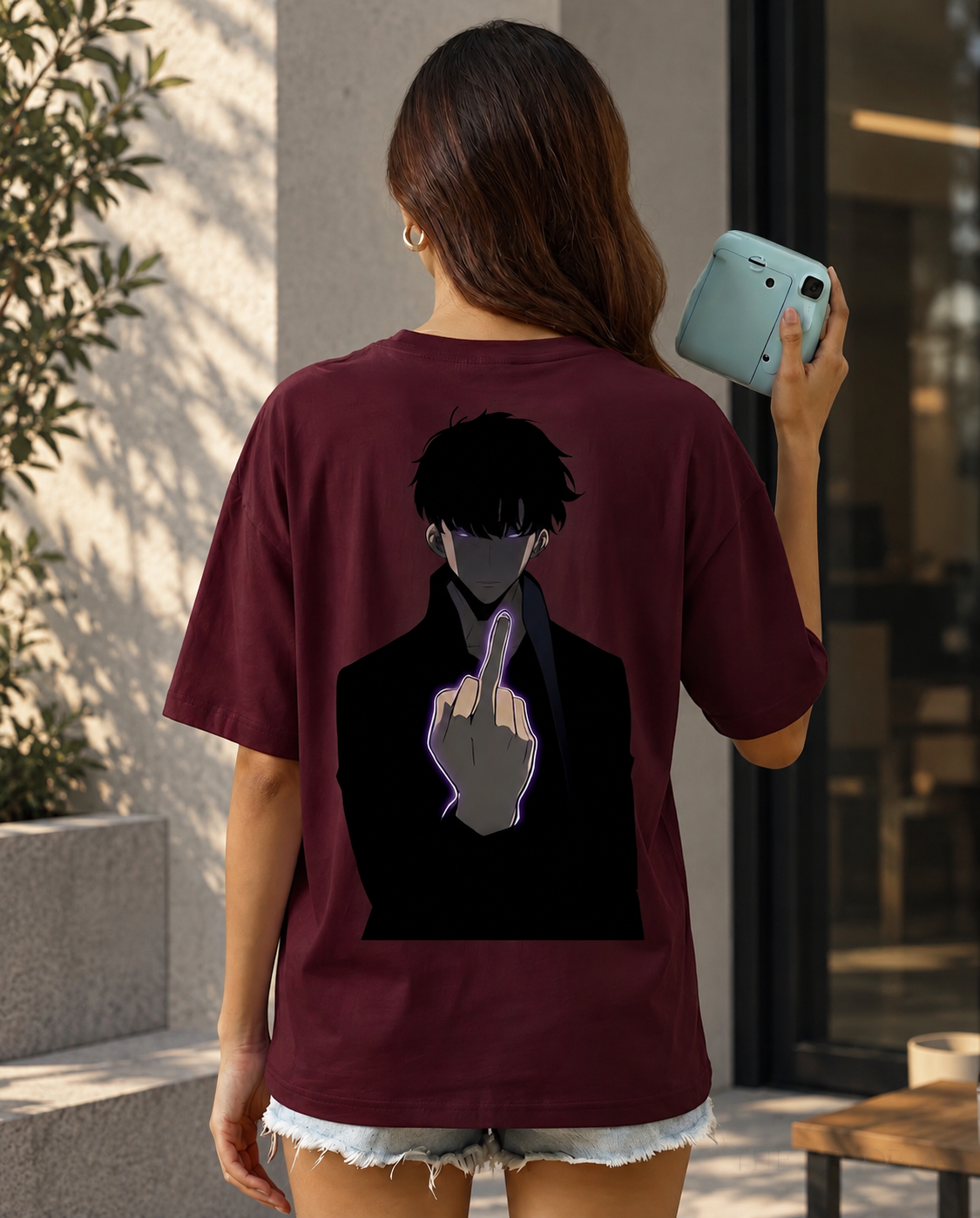 (Sung Jin Woo Rebellion Mode) Unisex Terry Oversized Tee