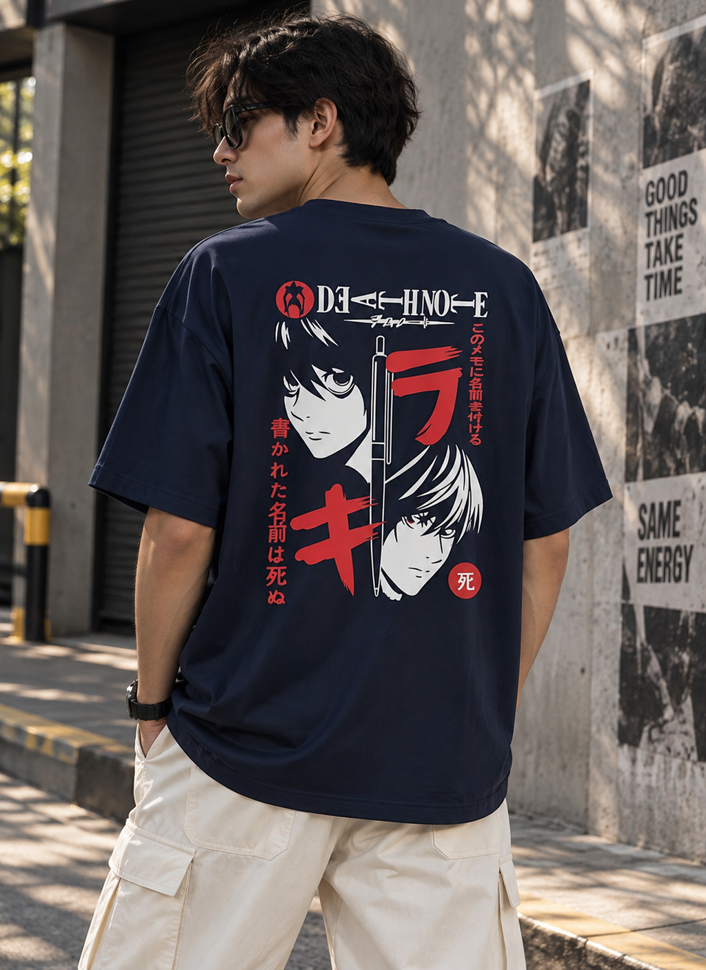 Crimson Judgment Oversized Tee