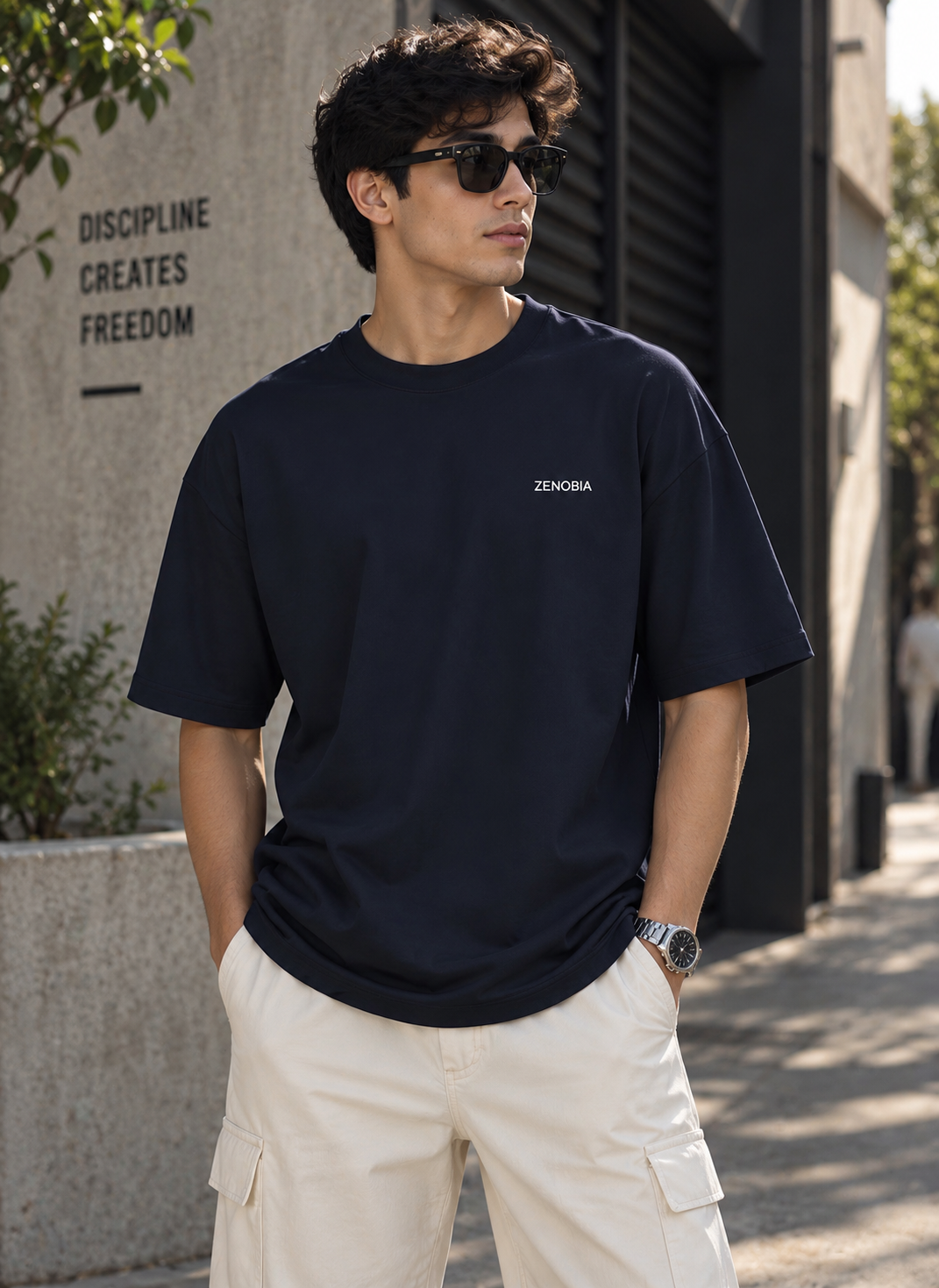 Crimson Judgment Oversized Tee