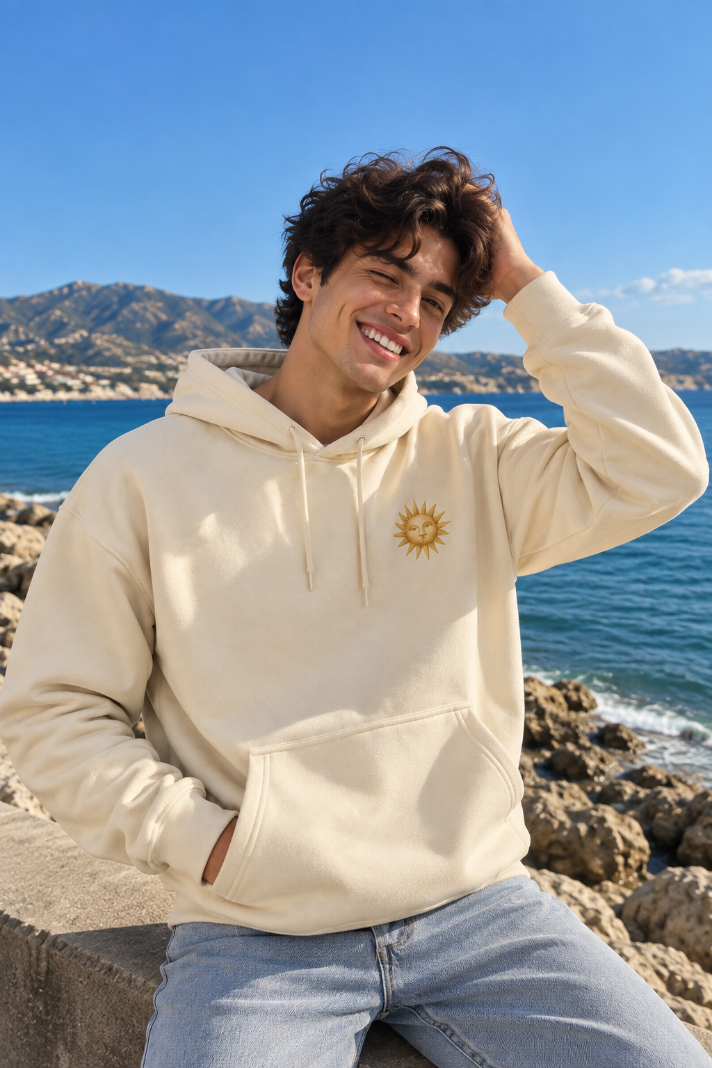 SUNSTRUCK – The Golden Glow Couple Hoodie (Embroidery)