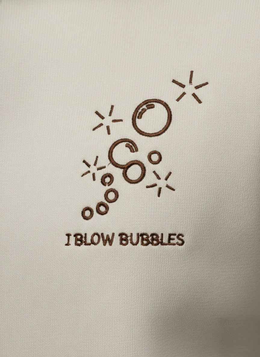 I Blow Bubbles – The Soft Soul Hoodie (Embroidery)