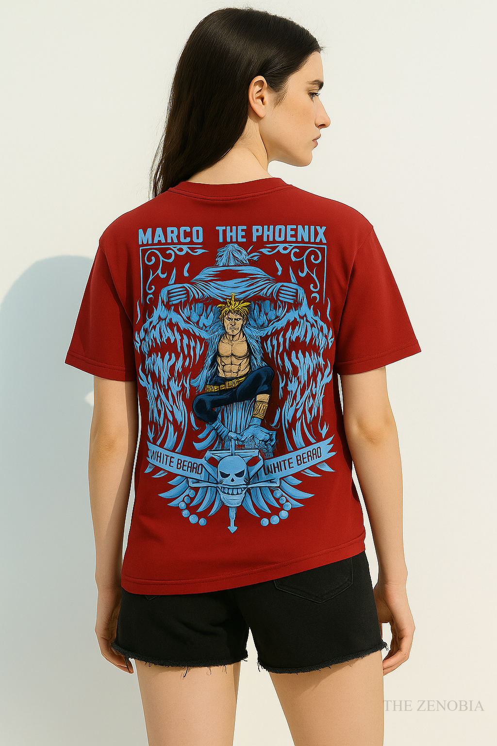 🖤 “Marco The Phoenix” Oversized T-Shirt – Black Edition