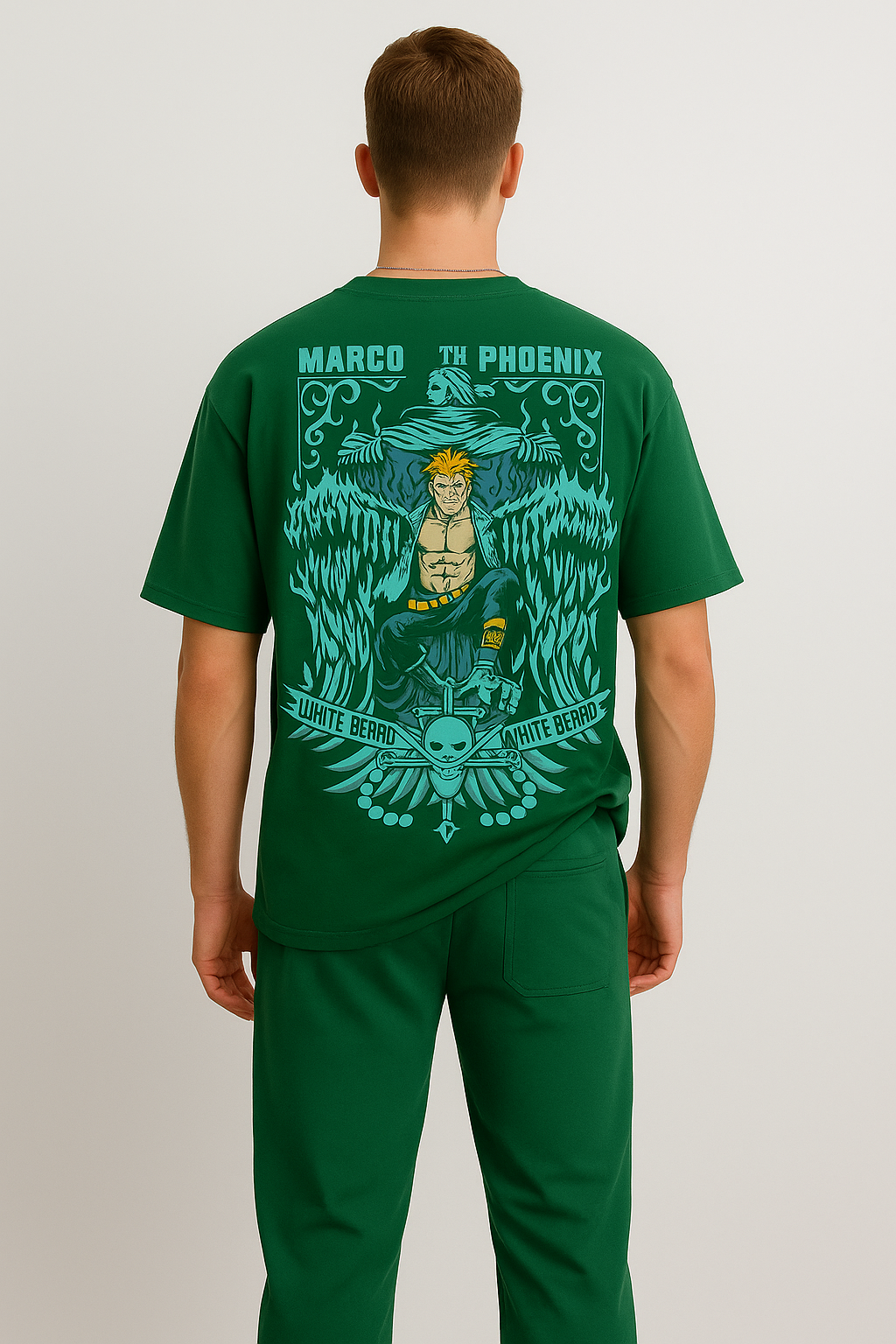 🖤 “Marco The Phoenix” Oversized T-Shirt – Black Edition