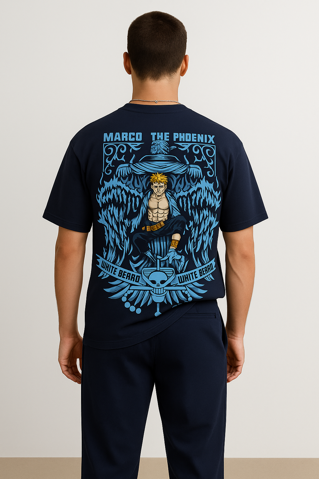 🖤 “Marco The Phoenix” Oversized T-Shirt – Black Edition