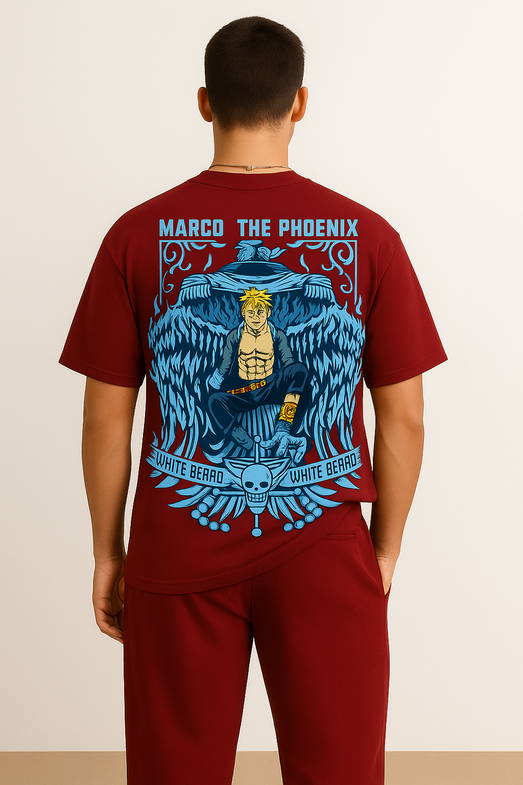 🖤 “Marco The Phoenix” Oversized T-Shirt – Black Edition