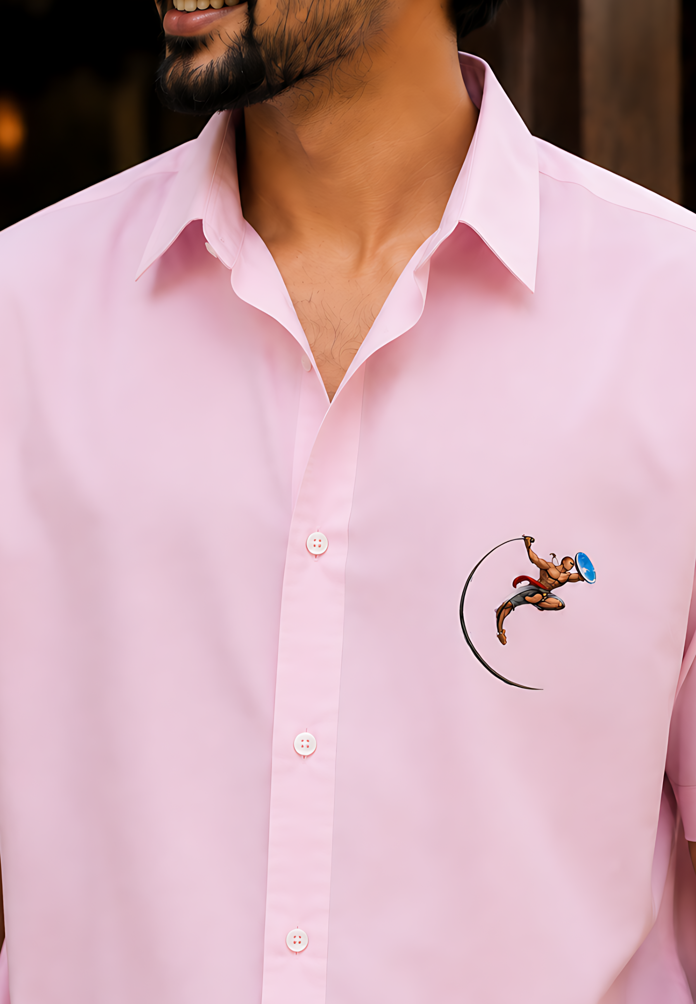 Kalaripayattu Oversized Shirt – Kerala Martial Art Graphic