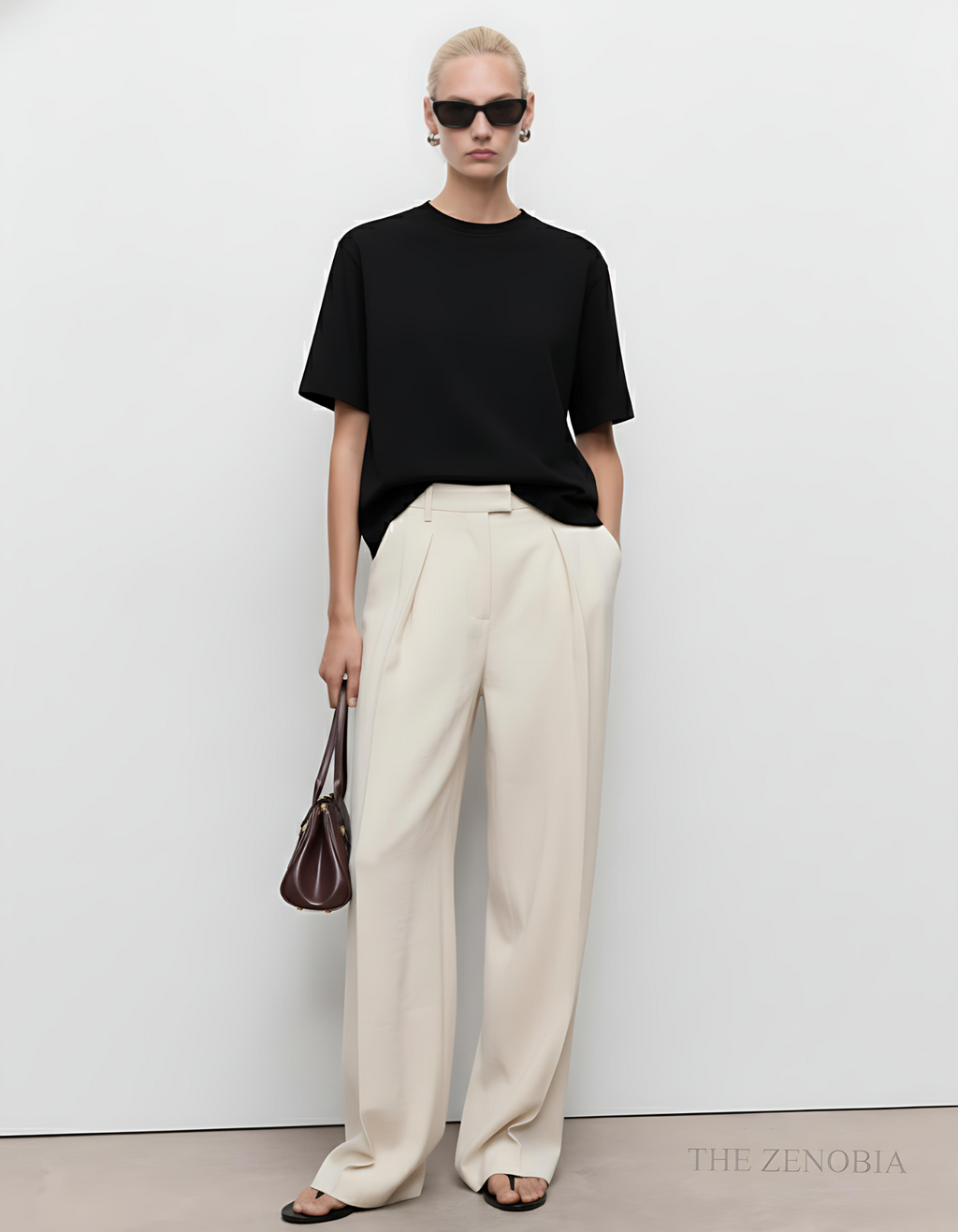 "Premium Essential" Unisex Oversized French Terry Plain T-Shirt