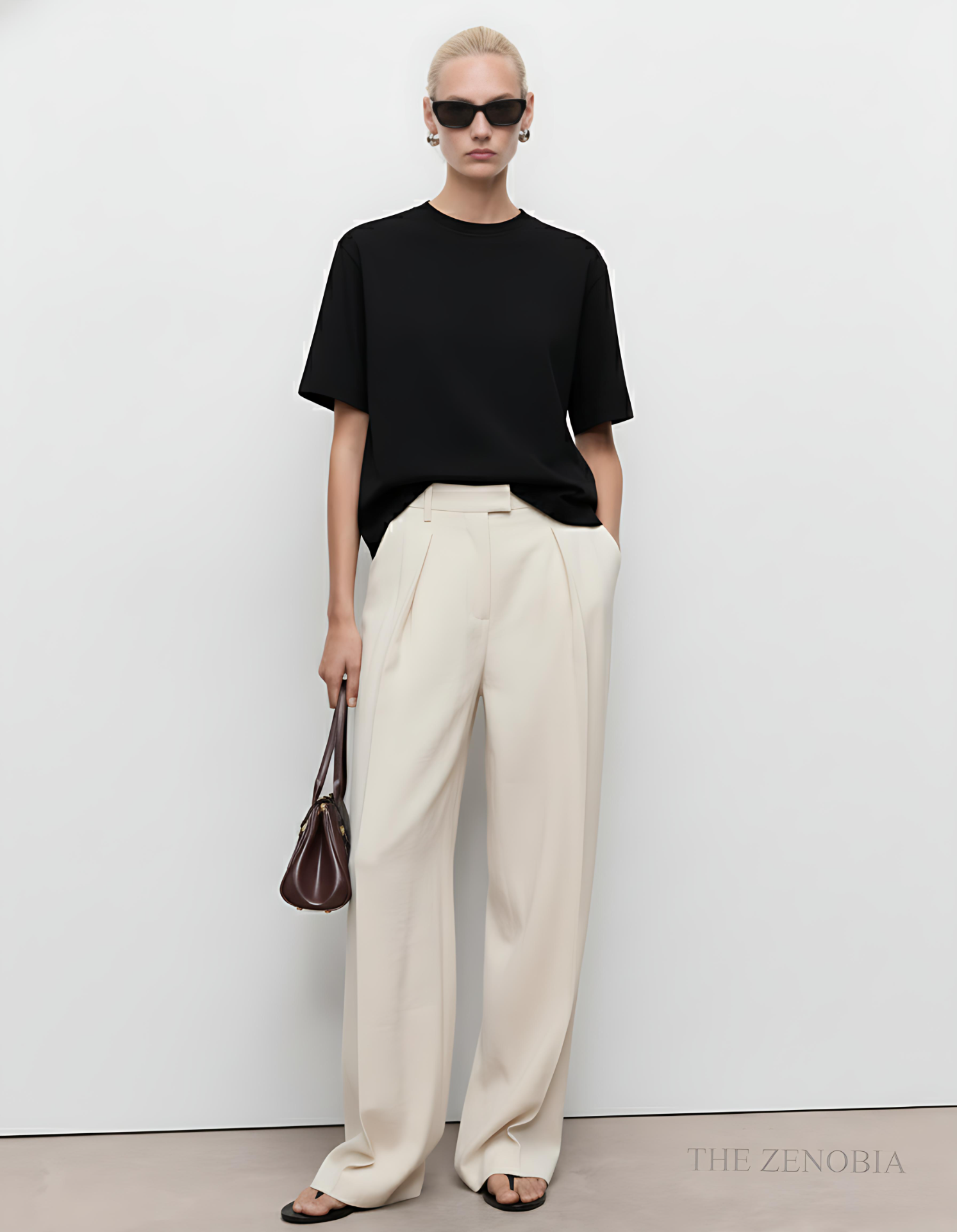 "Premium Essential" Unisex Oversized French Terry Plain T-Shirt