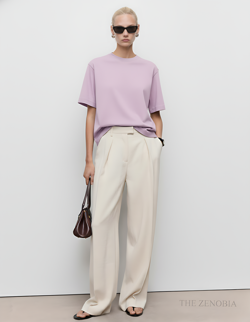 "Premium Essential" Unisex Oversized French Terry Plain T-Shirt