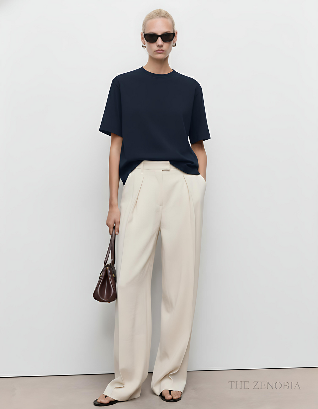 "Premium Essential" Unisex Oversized French Terry Plain T-Shirt