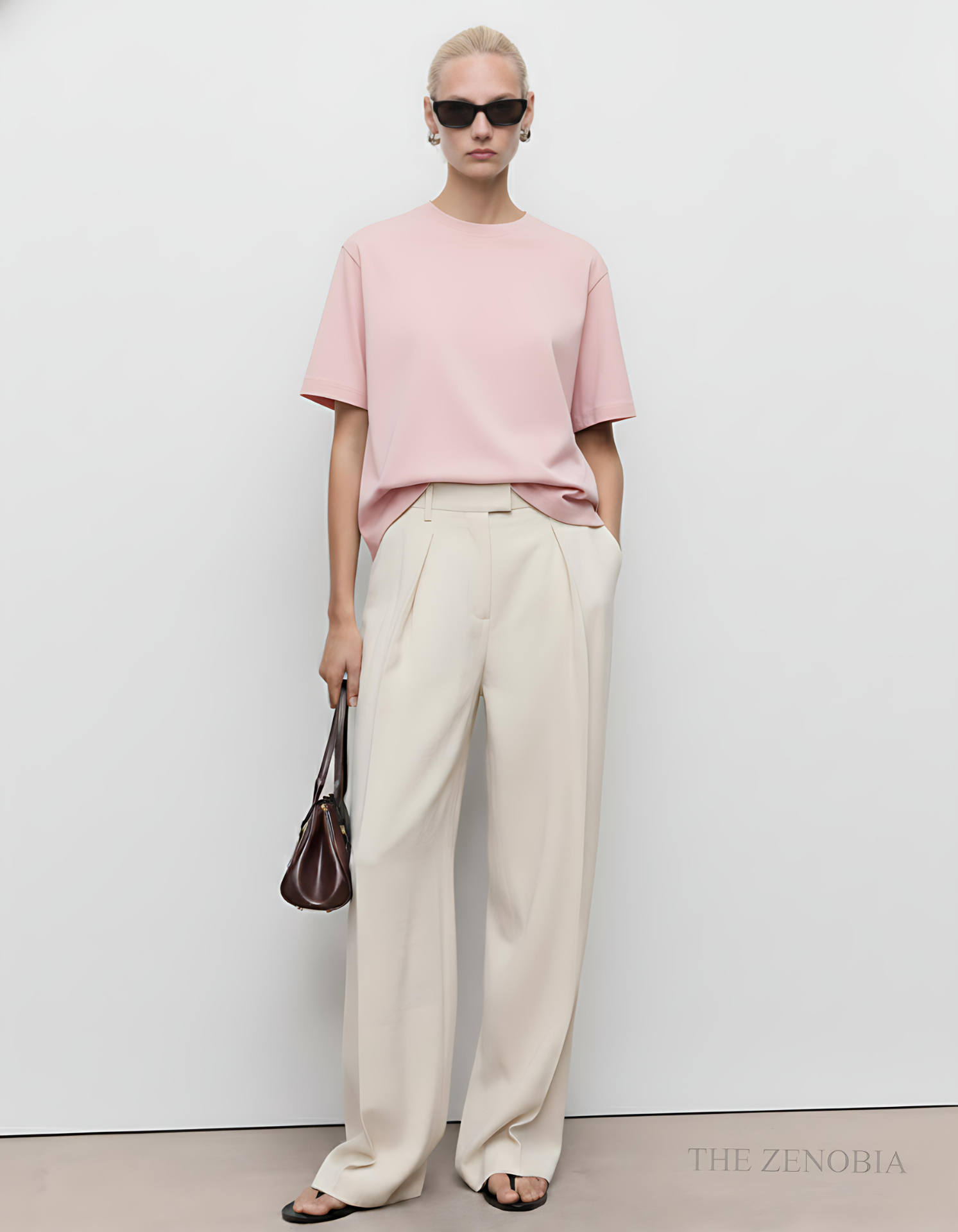 "Premium Essential" Unisex Oversized French Terry Plain T-Shirt