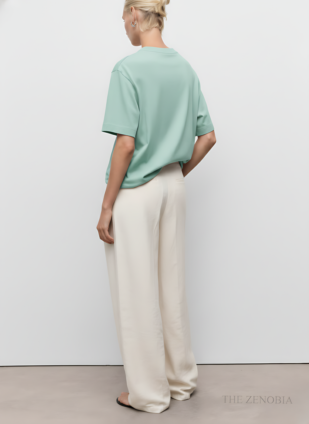 "Premium Essential" Unisex Oversized French Terry Plain T-Shirt