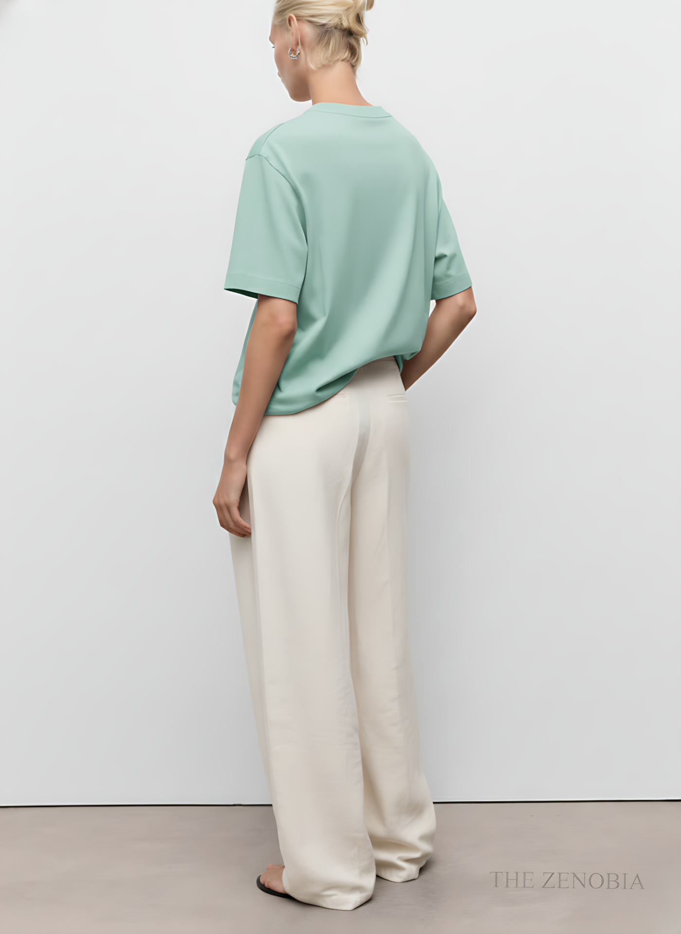 "Premium Essential" Unisex Oversized French Terry Plain T-Shirt