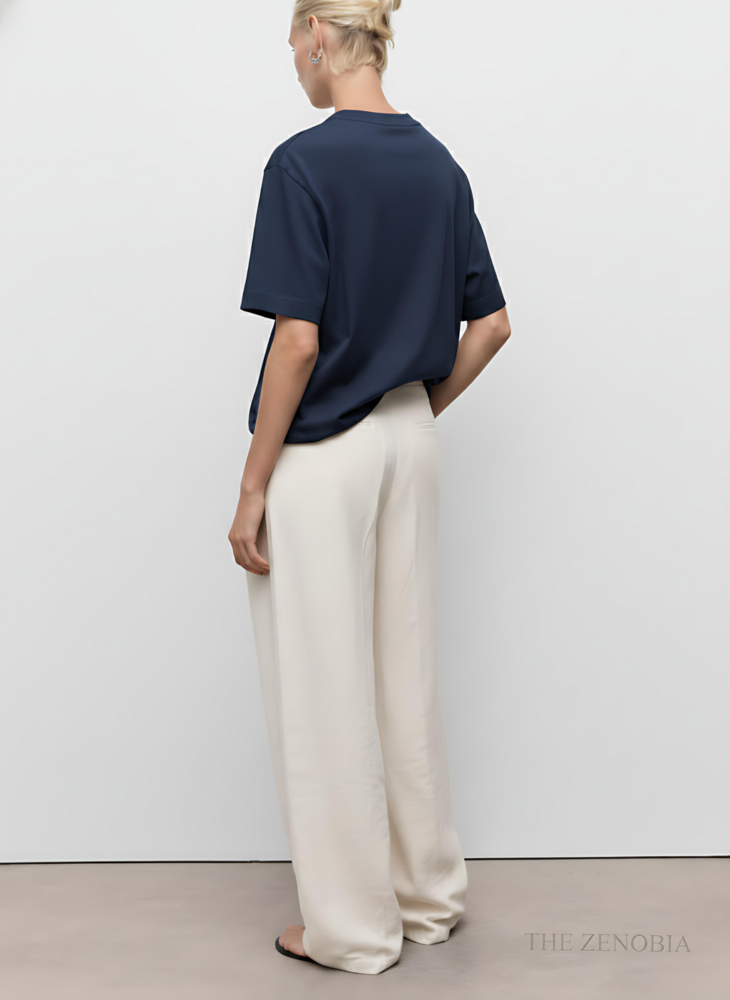 "Premium Essential" Unisex Oversized French Terry Plain T-Shirt