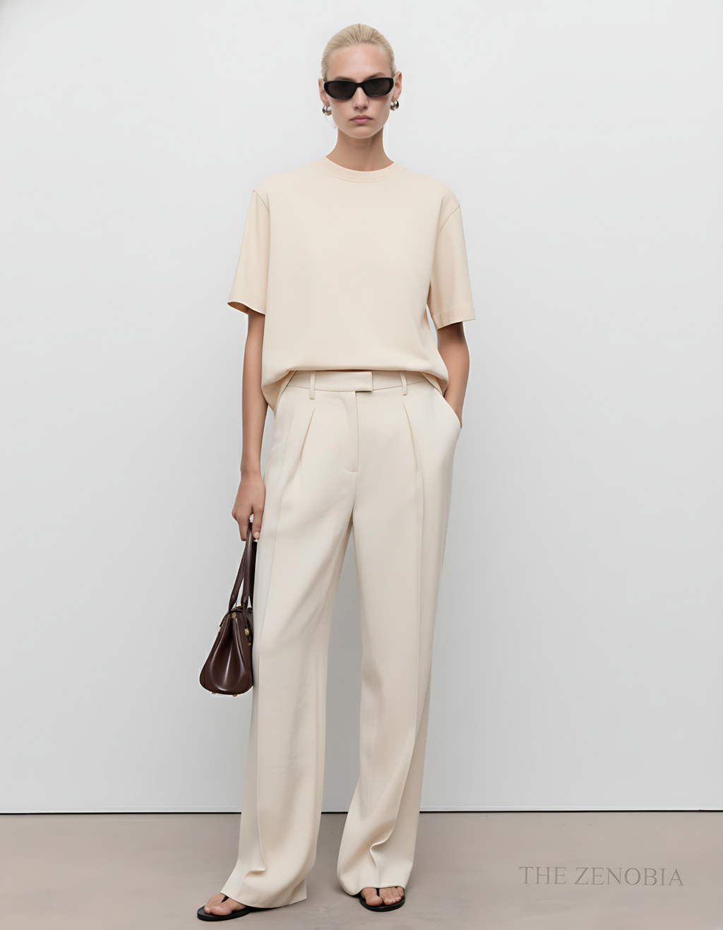 "Premium Essential" Unisex Oversized French Terry Plain T-Shirt