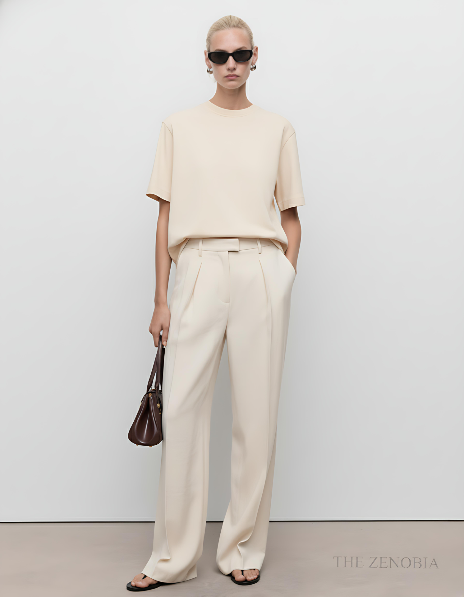 "Premium Essential" Unisex Oversized French Terry Plain T-Shirt