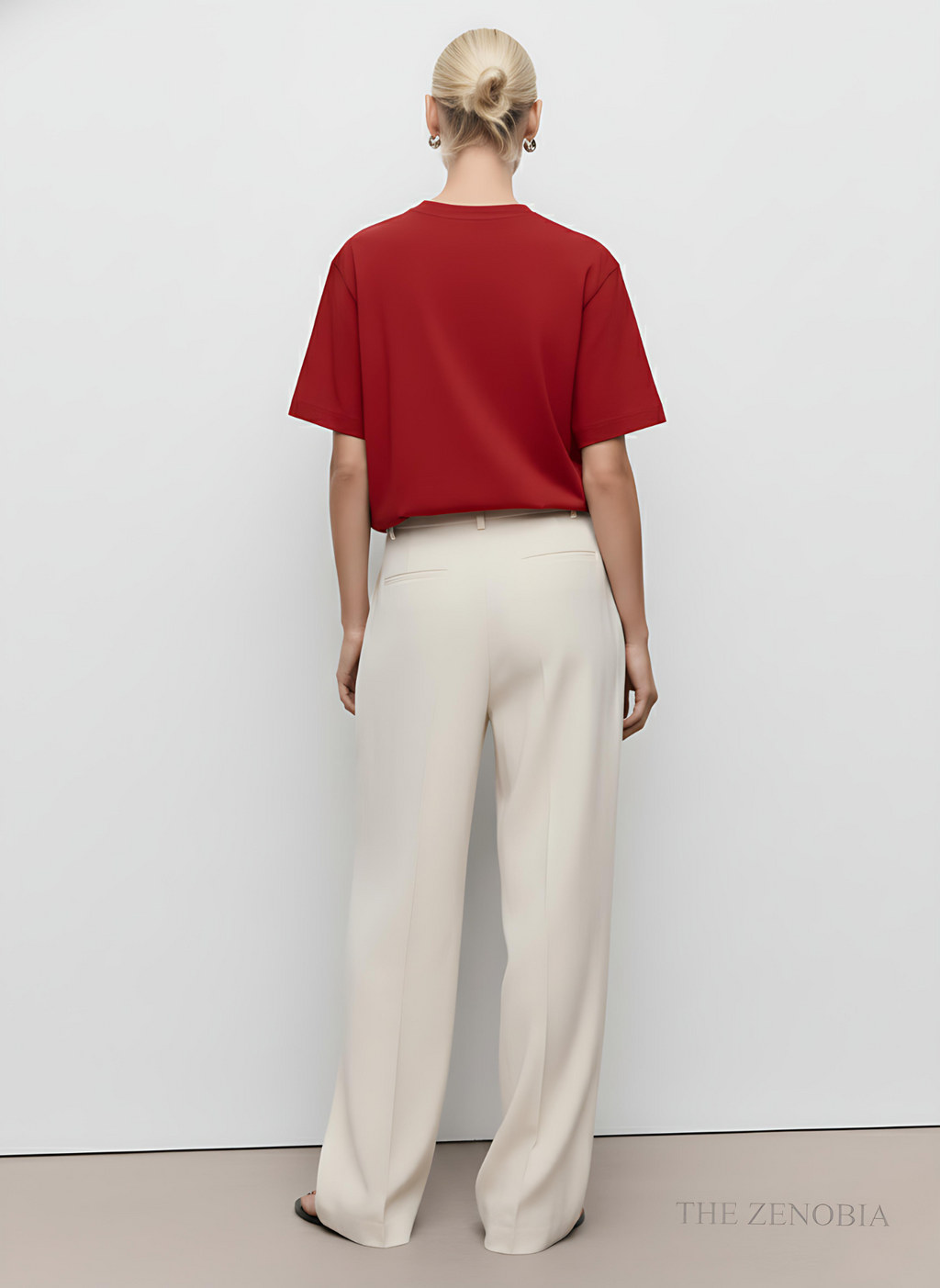 "Premium Essential" Unisex Oversized French Terry Plain T-Shirt