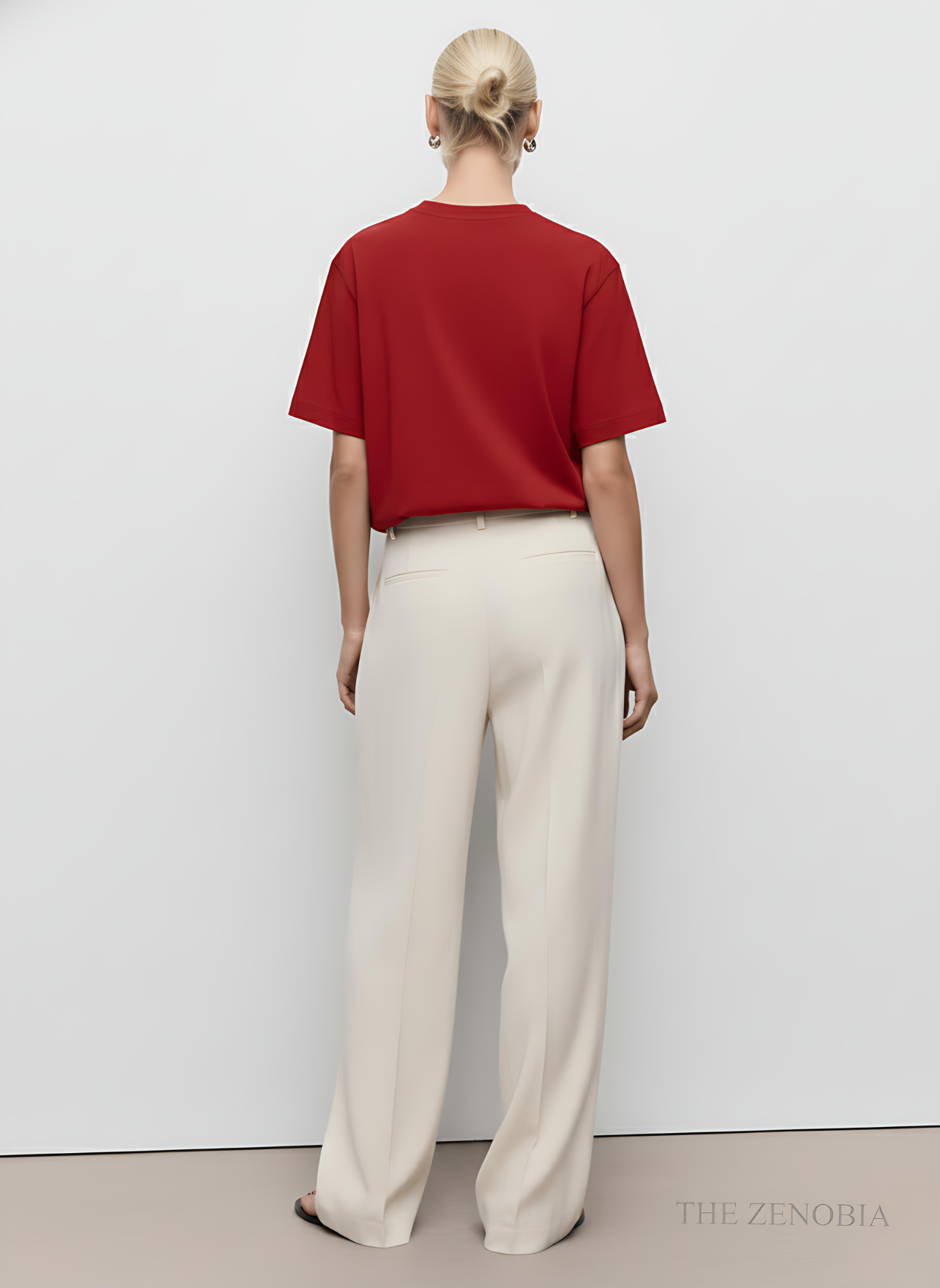 "Premium Essential" Unisex Oversized French Terry Plain T-Shirt