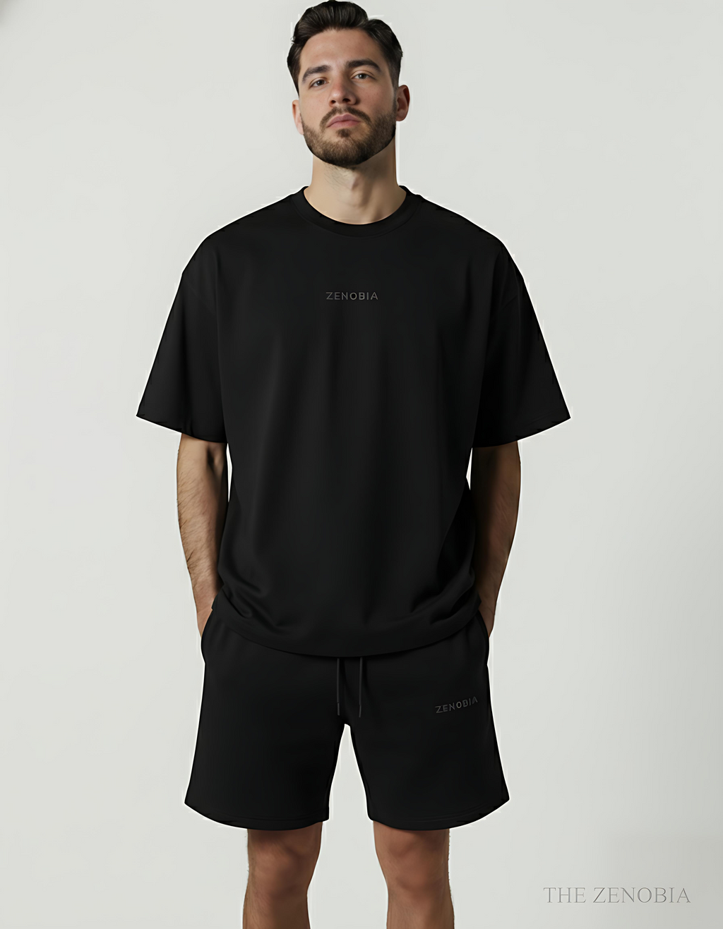 Premium Terry Shorts — Unisex Relaxed Fit (Minimal Embroidery)