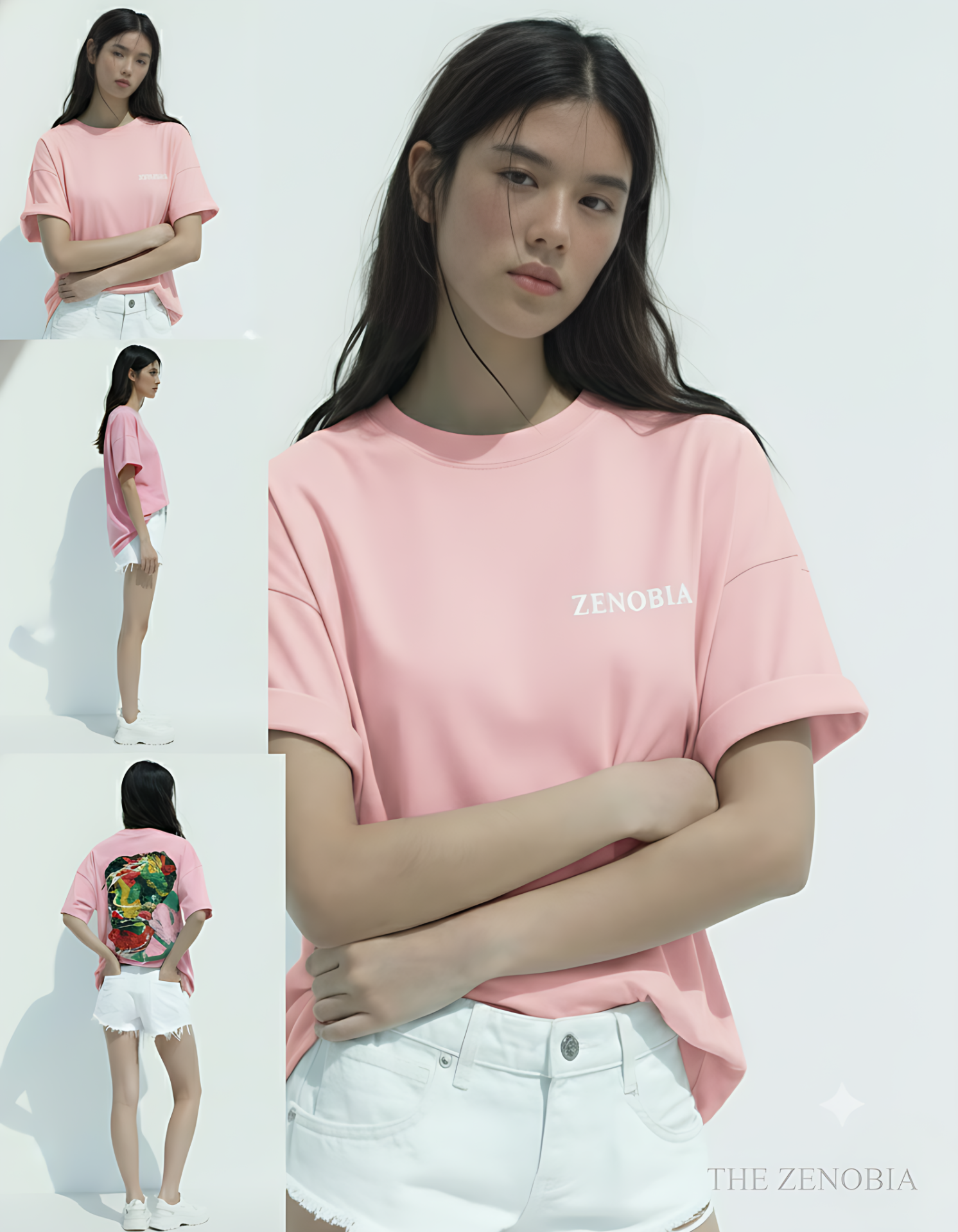 “Shadow Dragon’s Fury” Unisex Oversized T-Shirt — Pastel Series