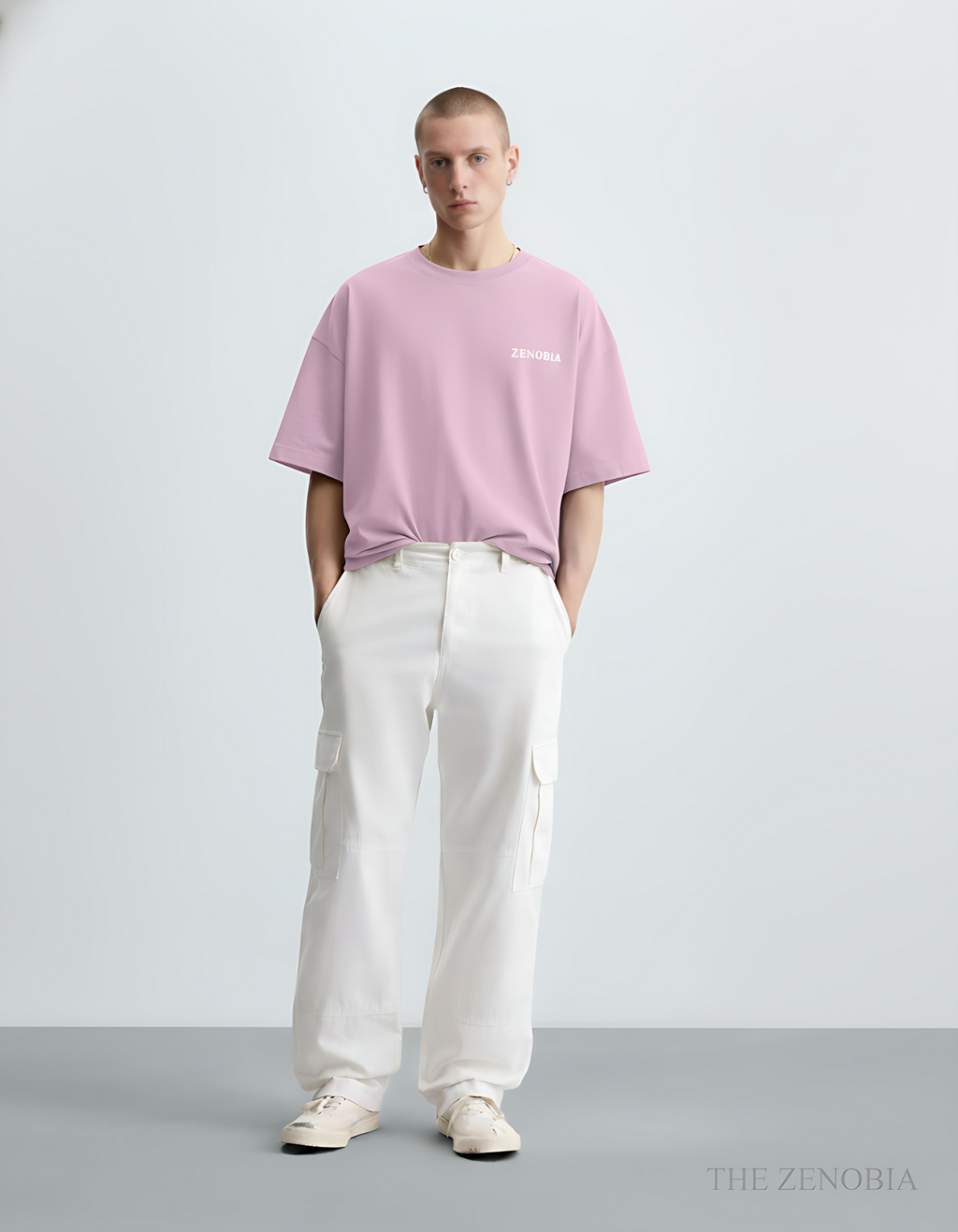 “Shadow Dragon’s Fury” Unisex Oversized T-Shirt — Pastel Series