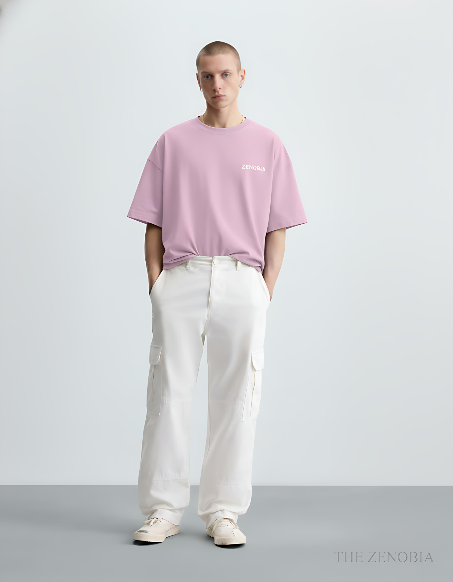 “Shadow Dragon’s Fury” Unisex Oversized T-Shirt — Pastel Series