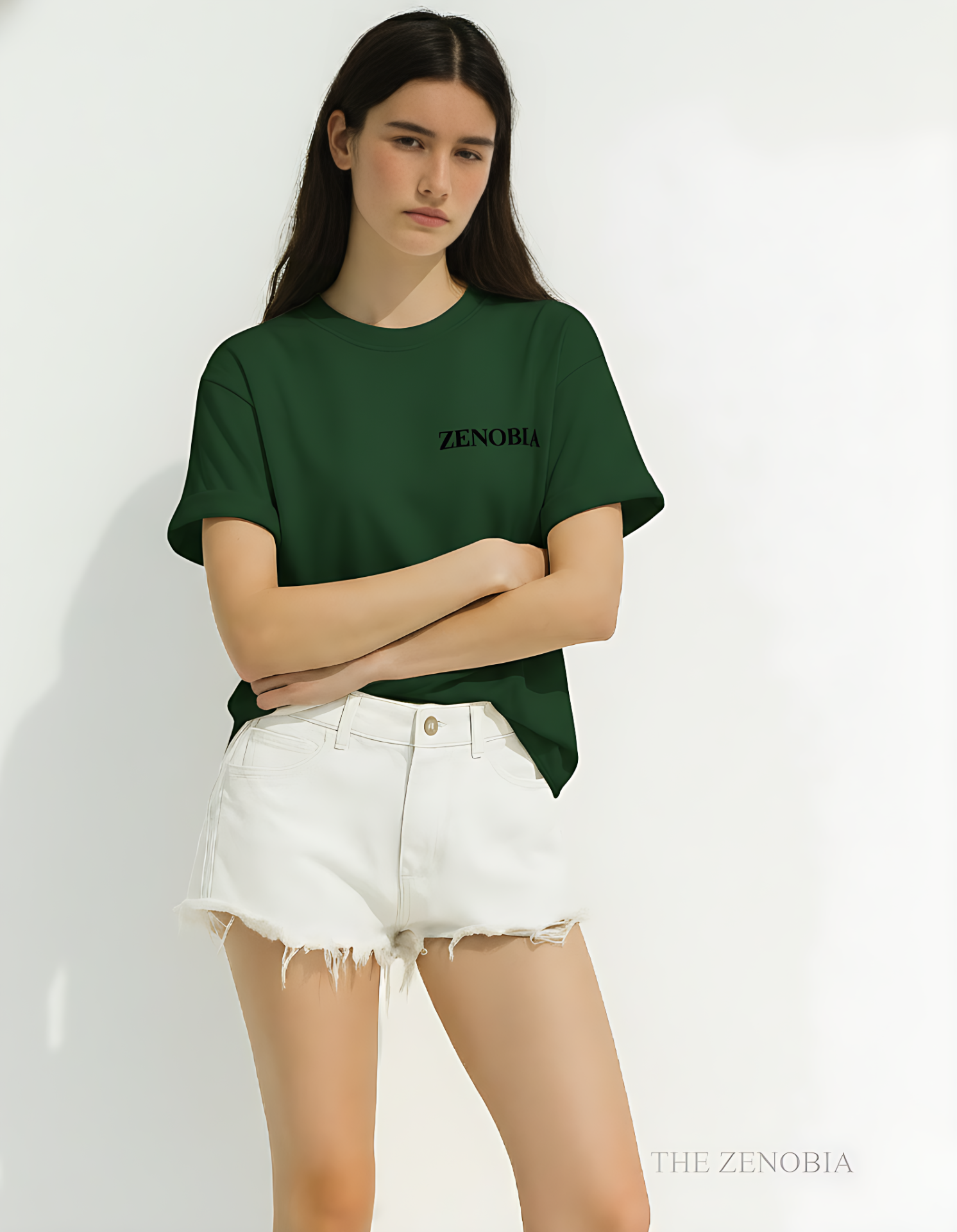 “Shadow Dragon’s Fury” Unisex Oversized T-Shirt — Black Logo Series