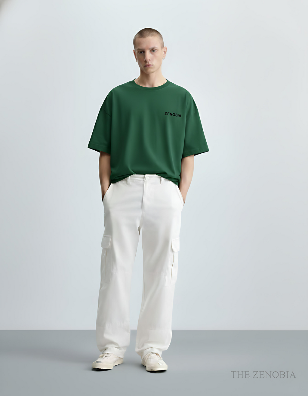 “Shadow Dragon’s Fury” Unisex Oversized T-Shirt — Black Logo Series