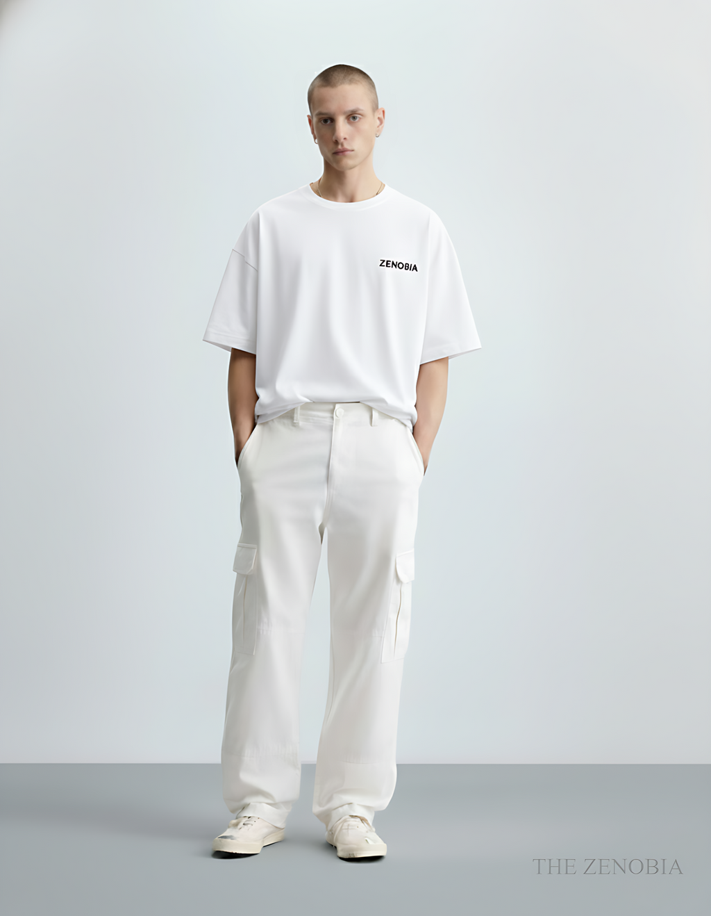 “Shadow Dragon’s Fury” Unisex Oversized T-Shirt — Black Logo Series