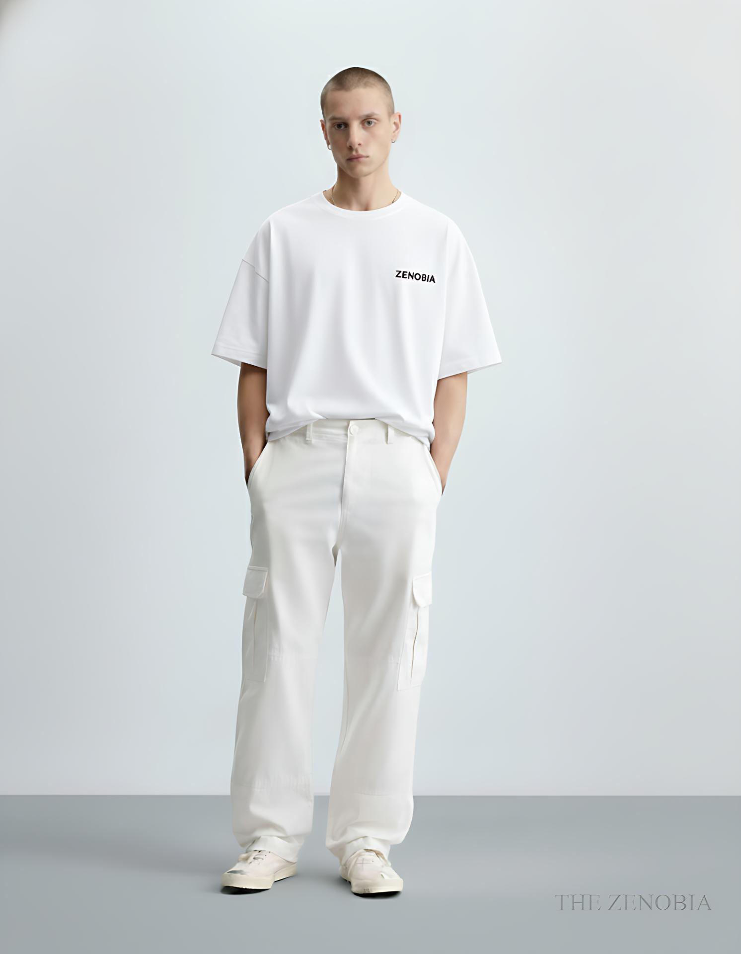 “Shadow Dragon’s Fury” Unisex Oversized T-Shirt — Black Logo Series