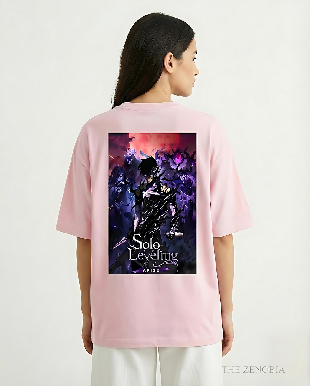 Sung Jin-Woo Arise Oversized Anime T-Shirt – Solo Leveling Edition - Oversized sung jung woo T-Shirt