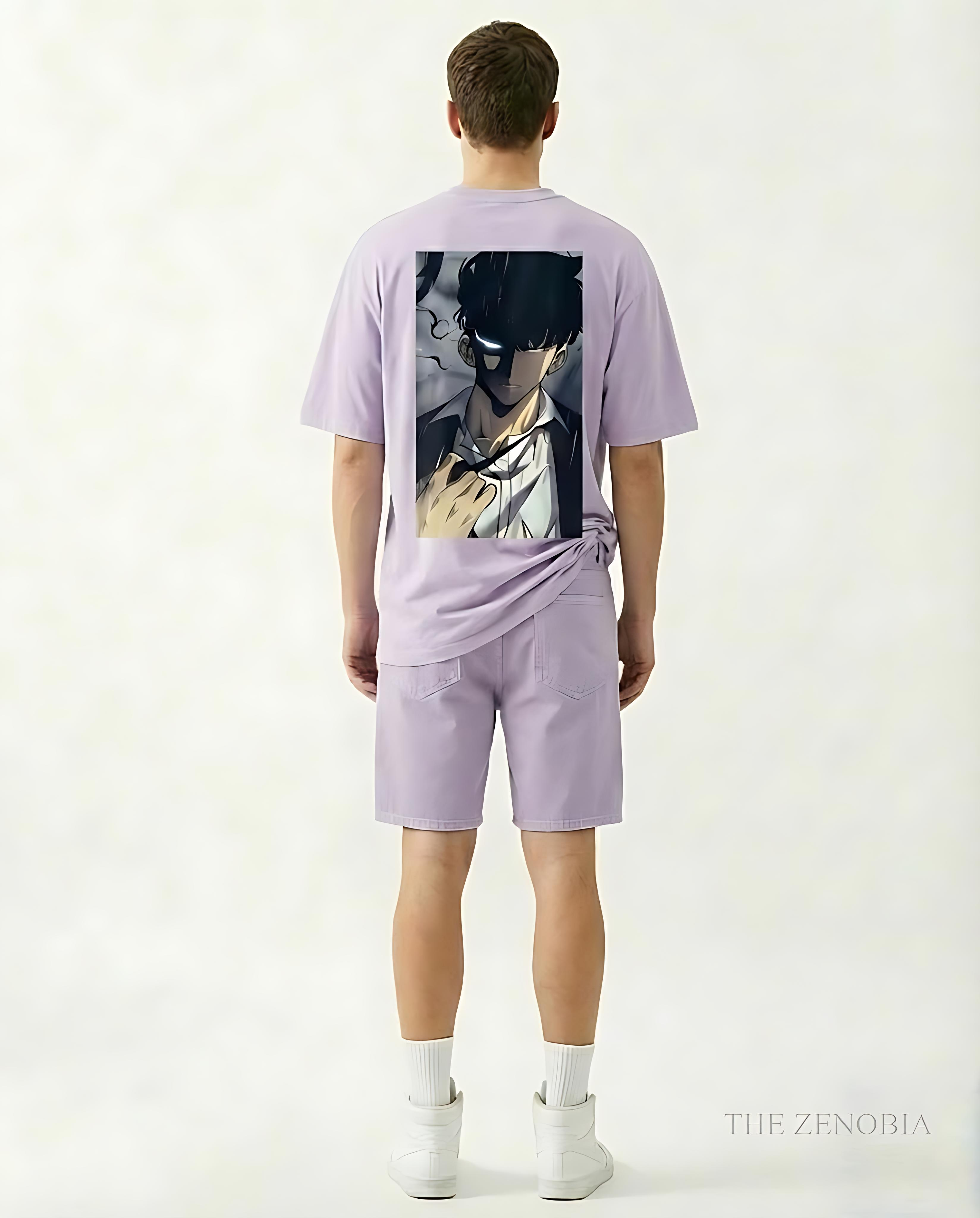 Sung Jin Woo Rainfall Mode Unisex Oversized Tee - Oversized sung jung woo T-Shirt