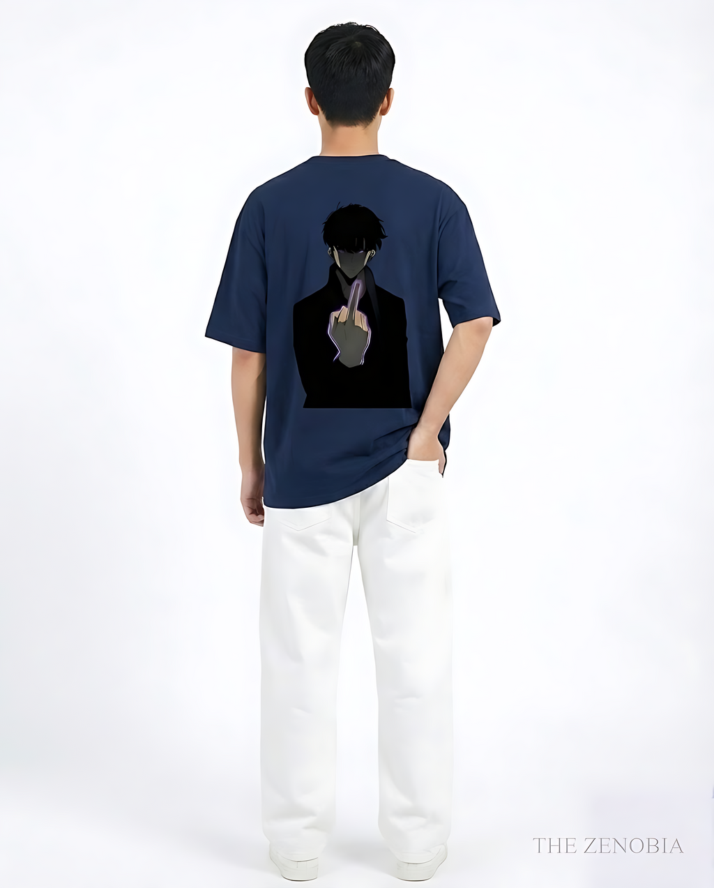 Sung Jin Woo Rebellion Mode Unisex Terry Oversized Tee - Oversized sung jung woo T-Shirt