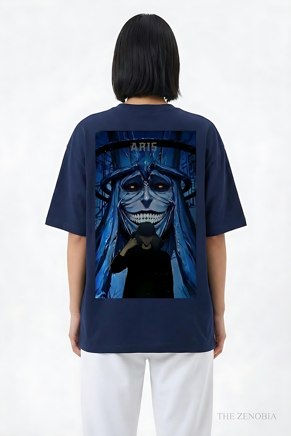 ’Sung Jin-Woo- ARIS Shadow Form” Oversized Graphic Tee - Oversized T-Shirt