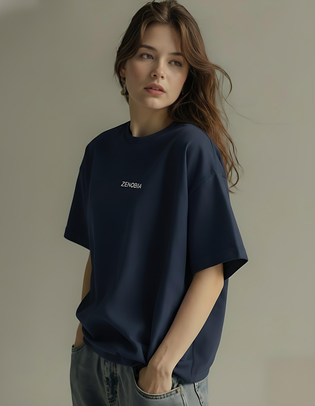 Crimson Aura Street Oversized Tee