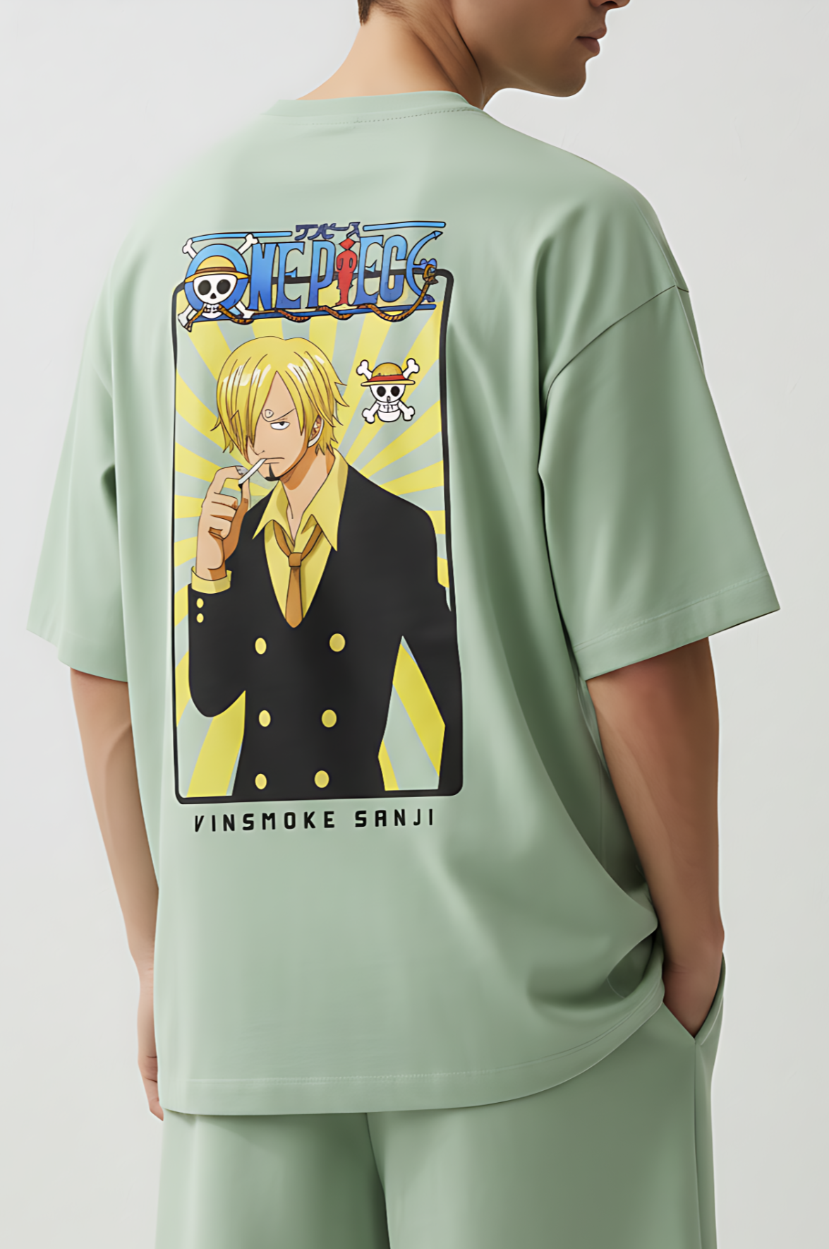 “Vinsmoke Sanji” Unisex Oversized Tee