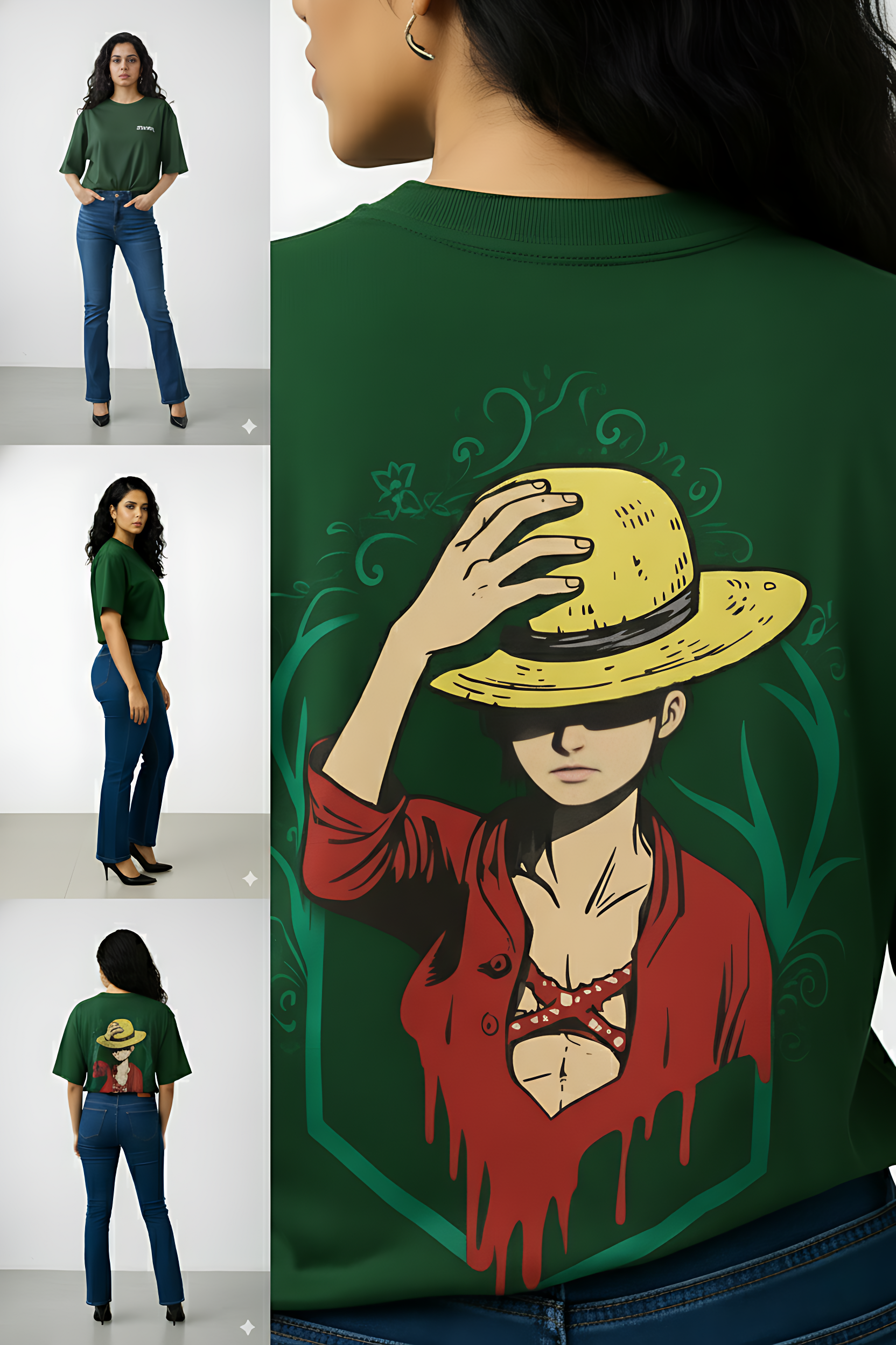 "Wounded Pirate" Unisex Oversized T-Shirt